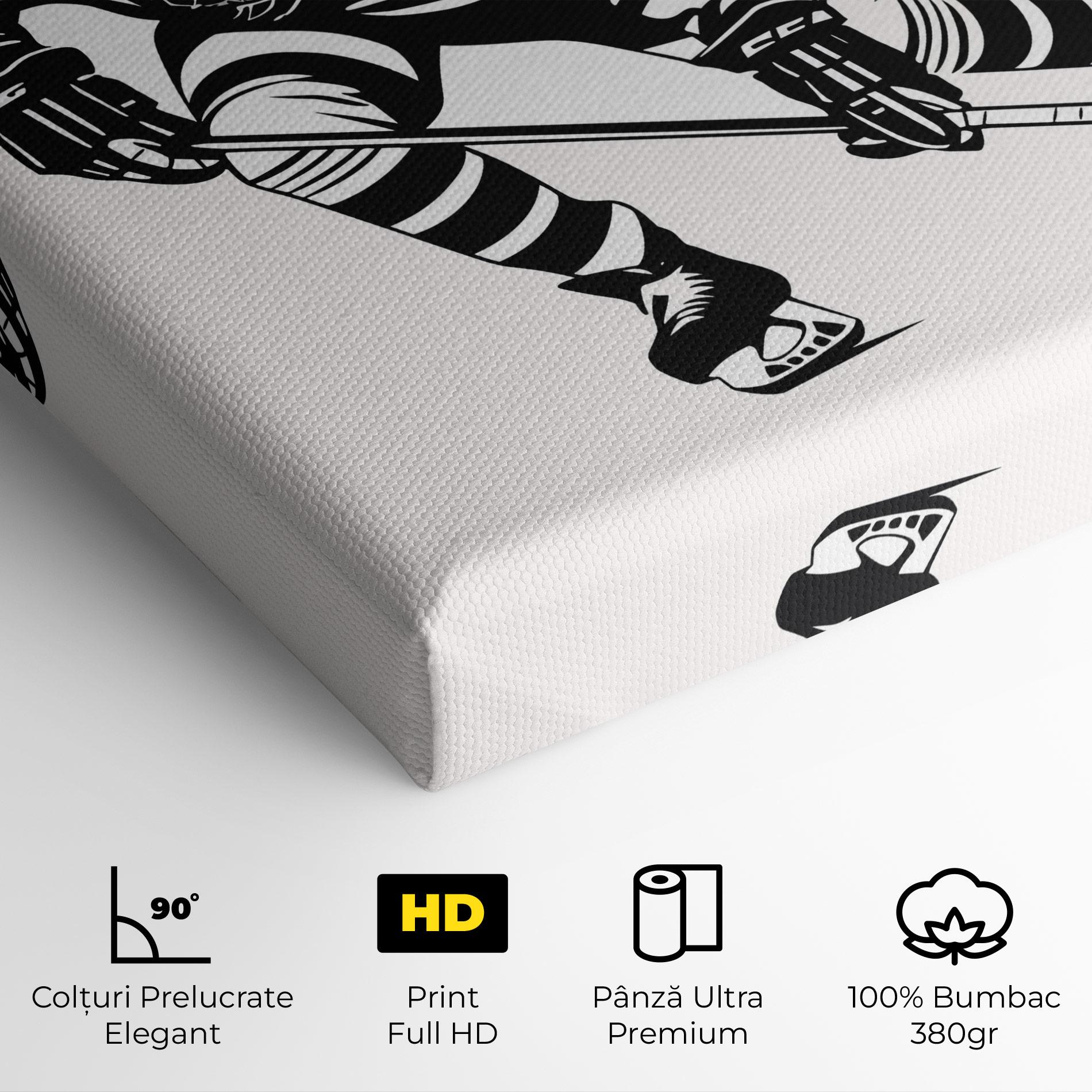 Tablou Canvas Hockey Player mockup 4