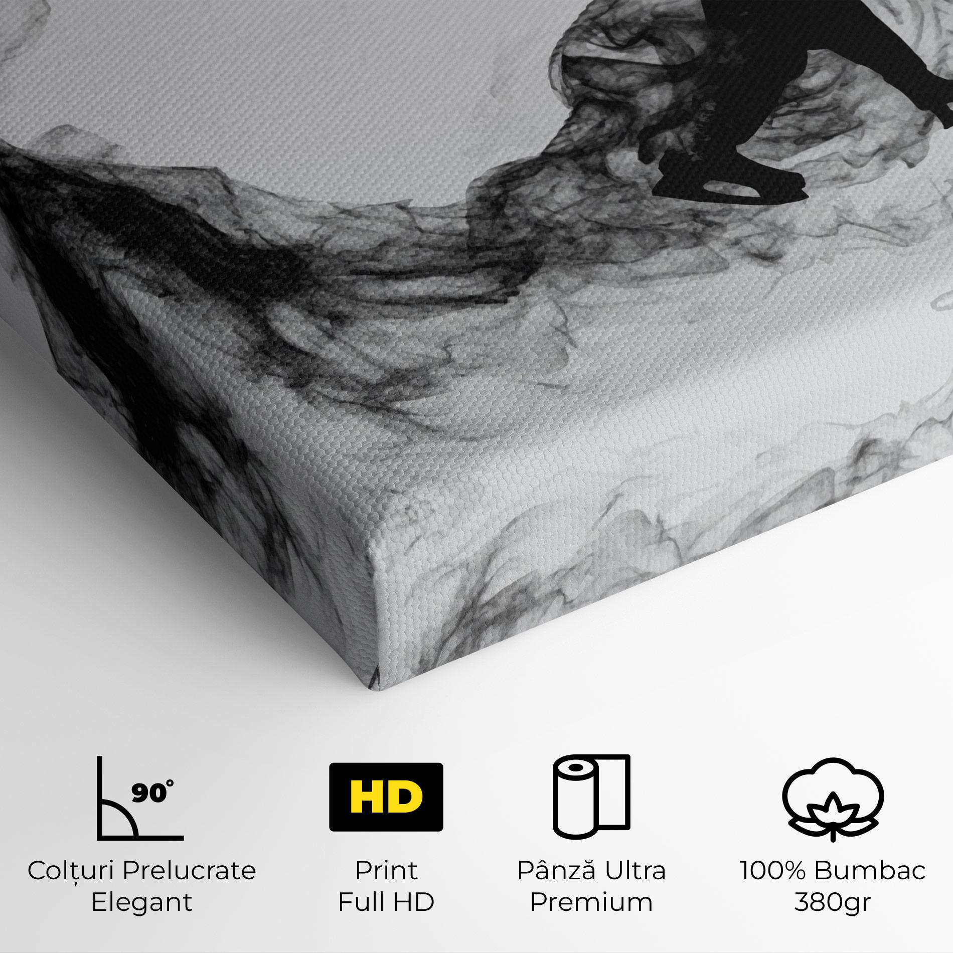 Tablou Canvas Hockey Smoke mockup 4