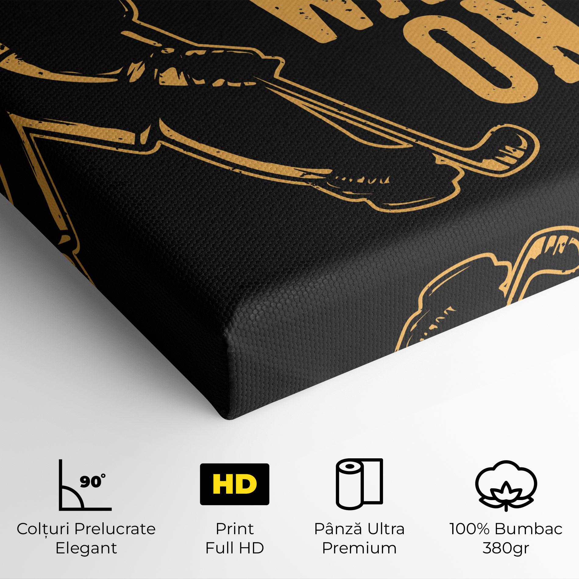 Tablou Canvas Hockey Worrior mockup 4