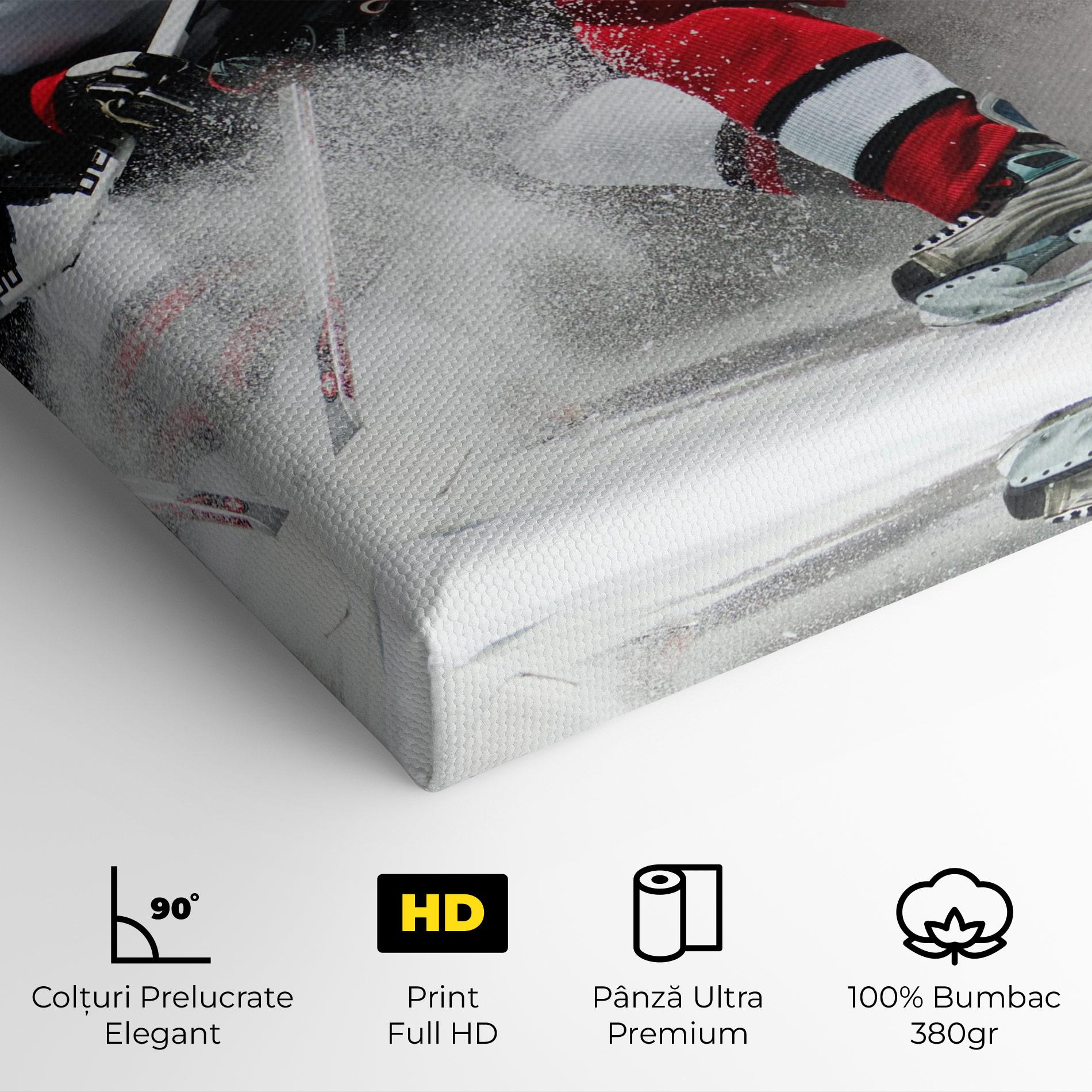 Tablou Canvas Red Hokey Player mockup 4