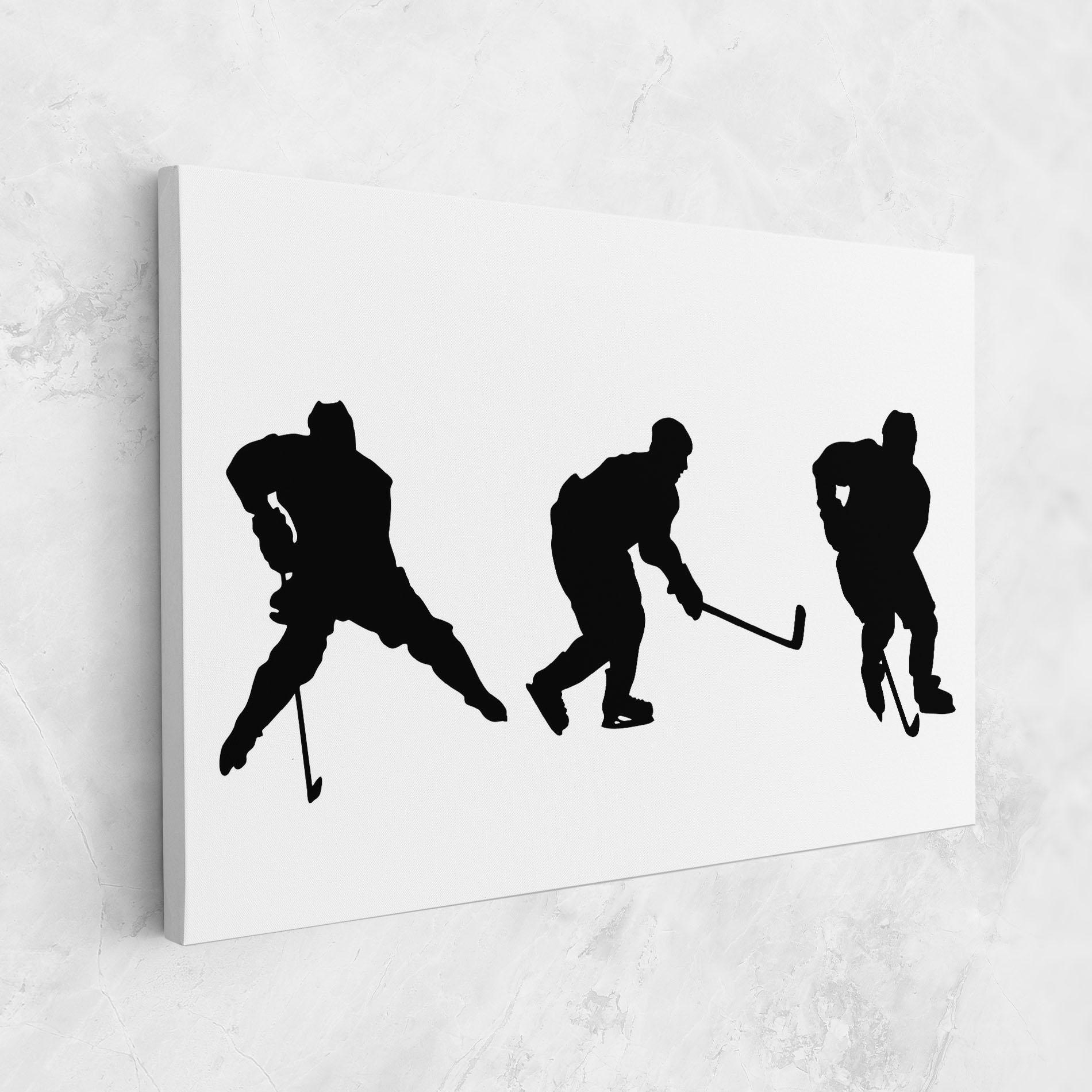 Tablou Canvas Hockey Pose mockup 1