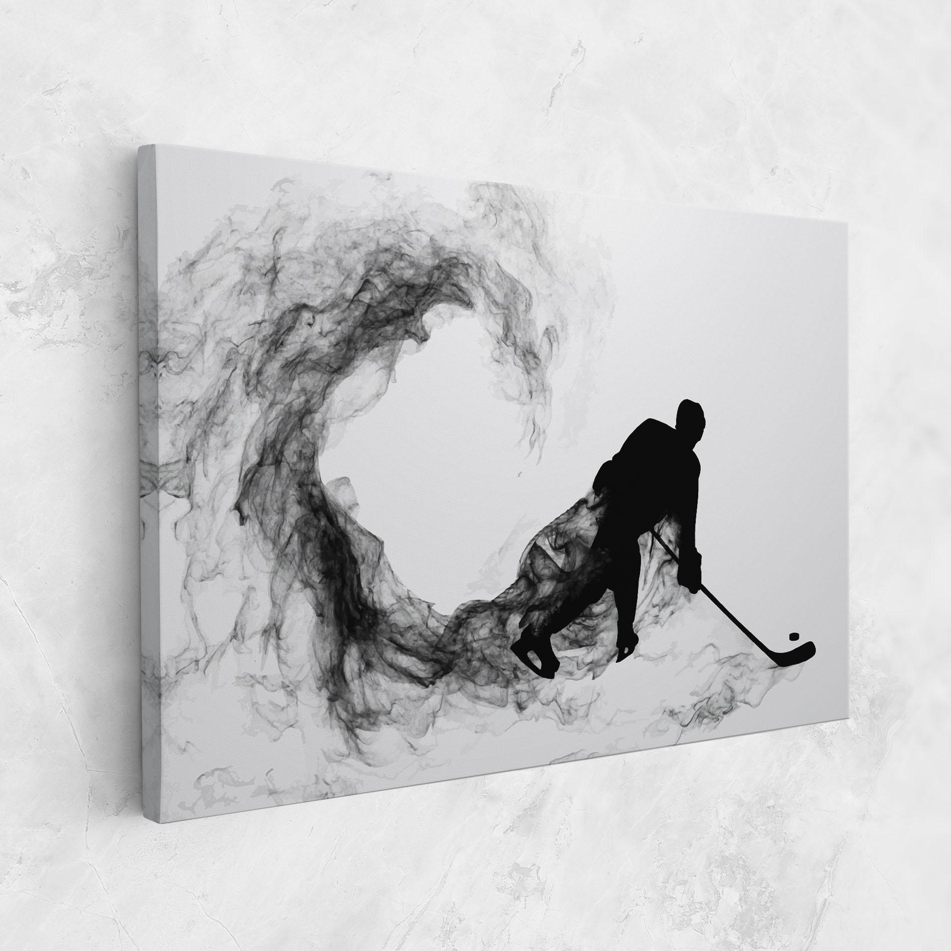 Tablou Canvas Hockey Smoke mockup 1