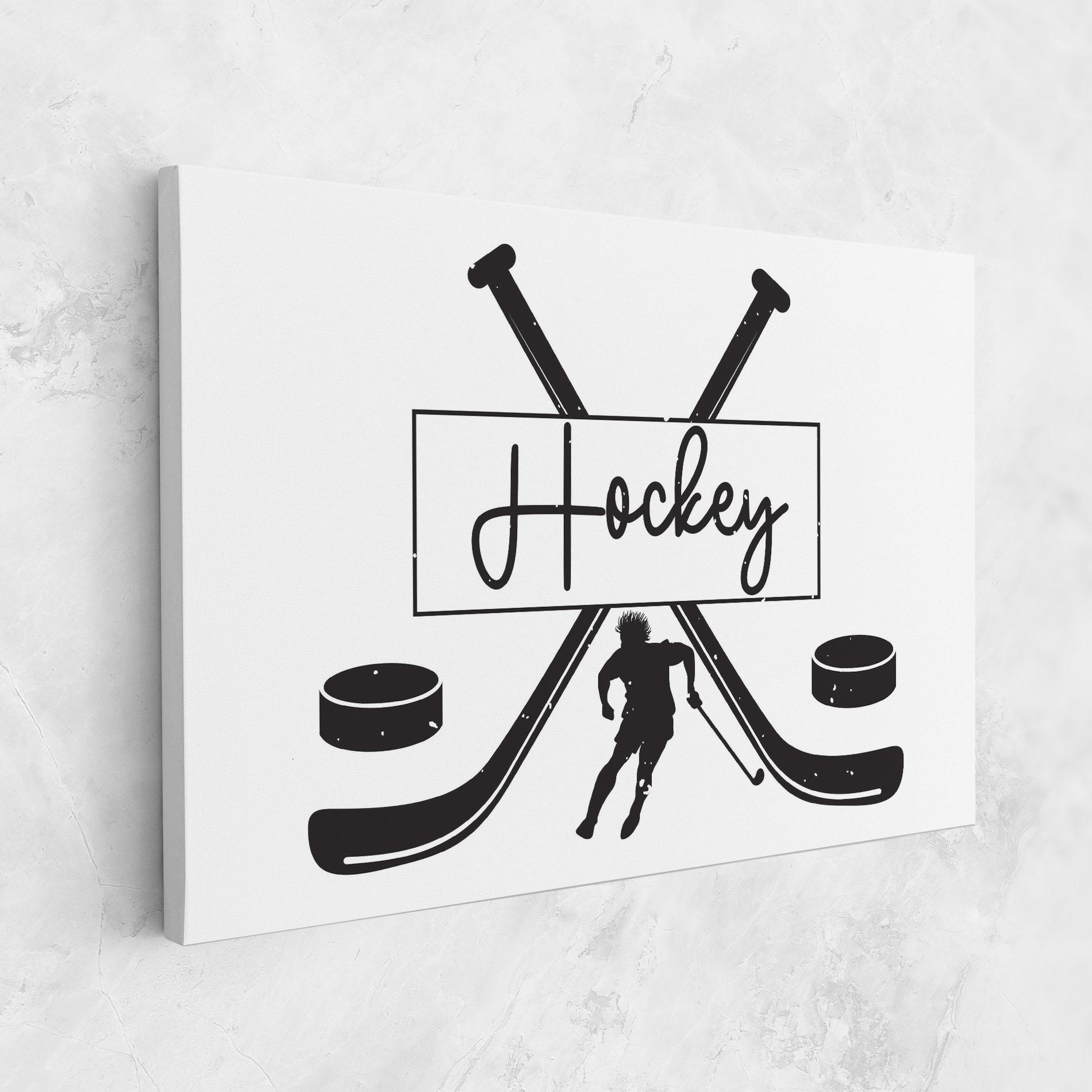Tablou Canvas Hockey Stick mockup 1