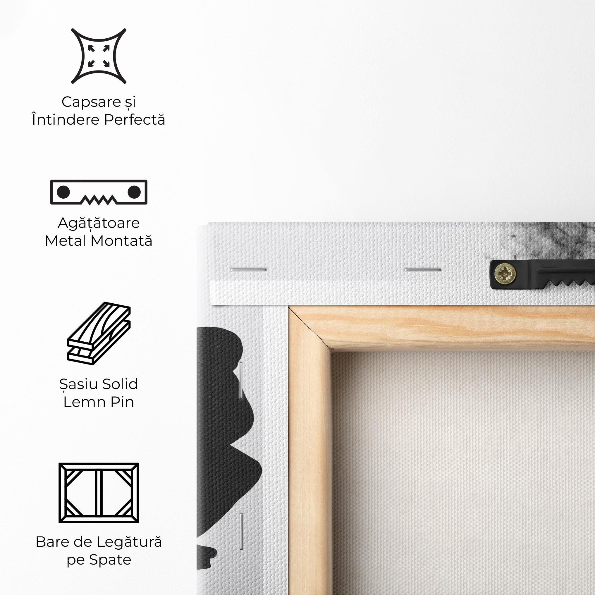 Tablou Canvas Black Smoke Hockey mockup 5