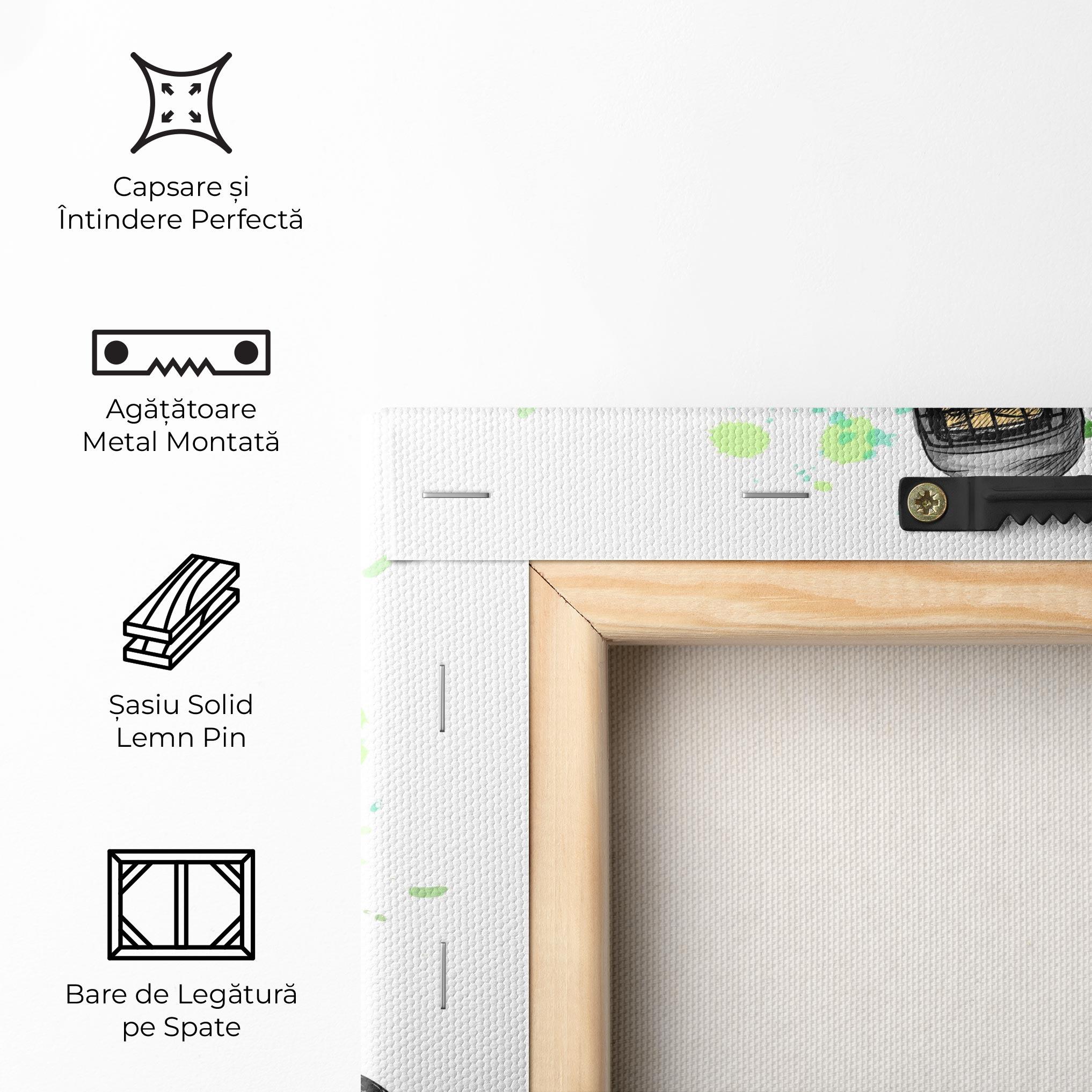 Tablou Canvas Green Hockey mockup 5