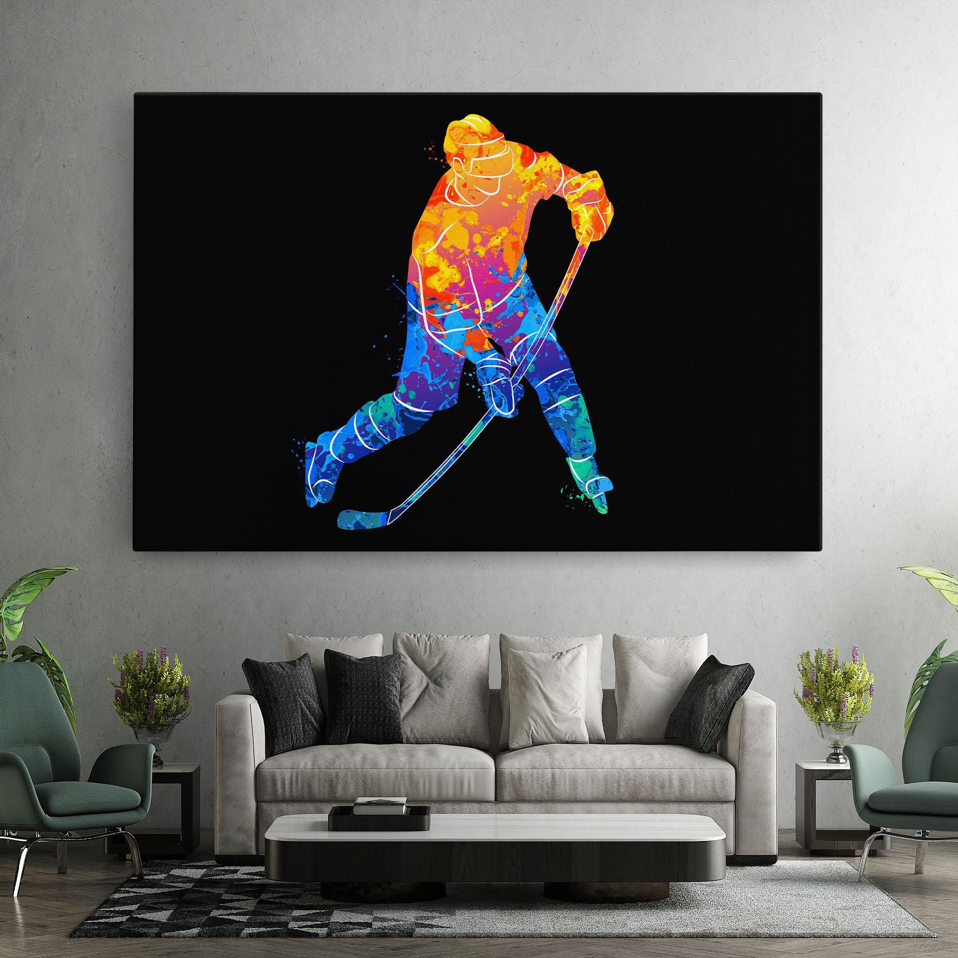 Tablou Canvas Color Mix Hockey mockup 7