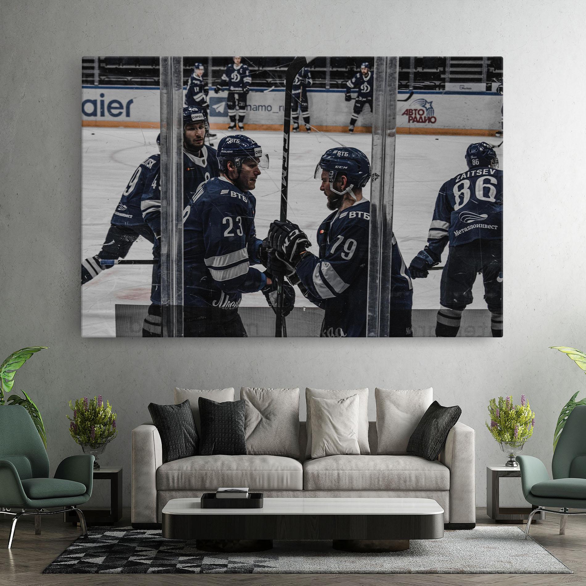 Tablou Canvas Hockey Players mockup 7