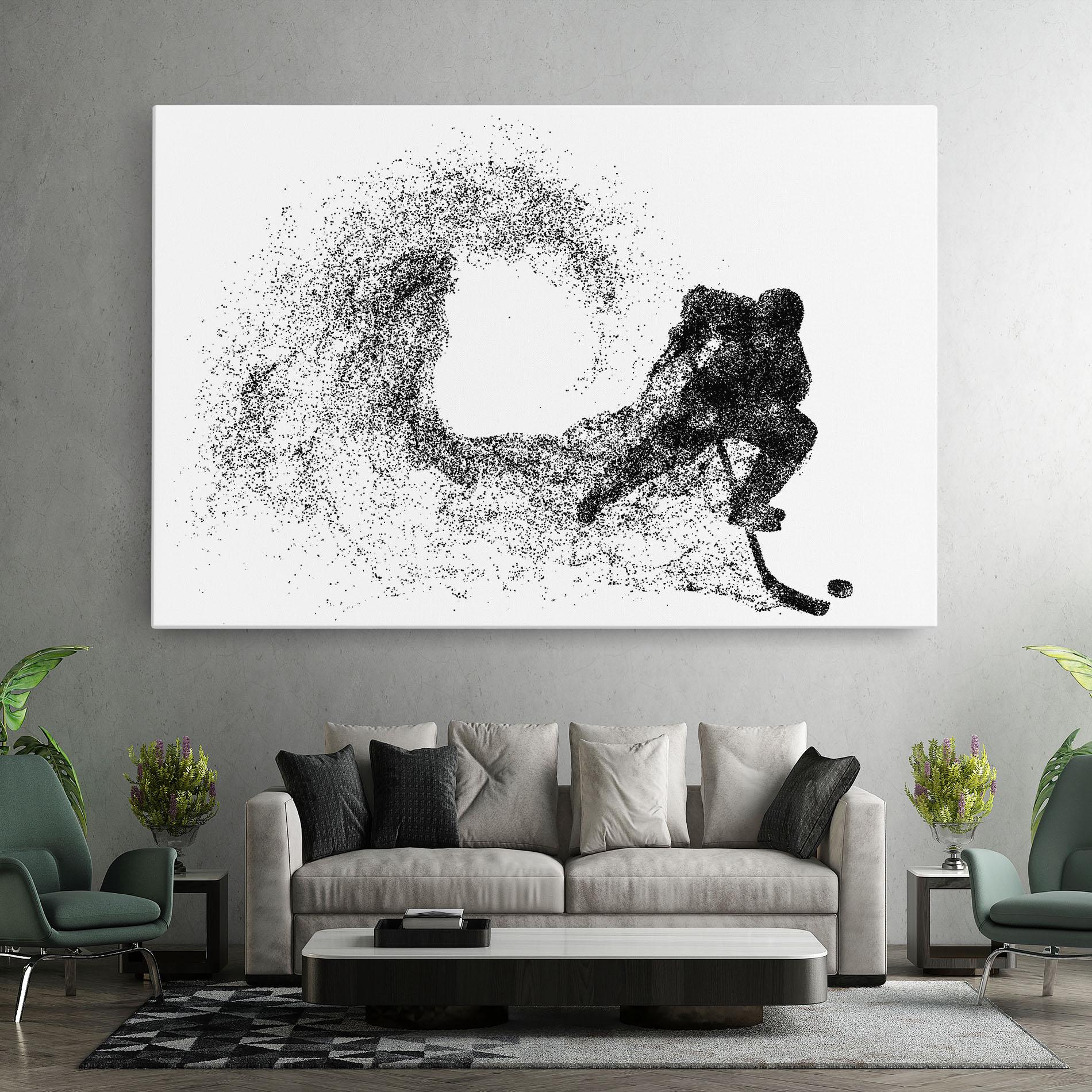 Tablou Canvas Hockey Playing mockup 7