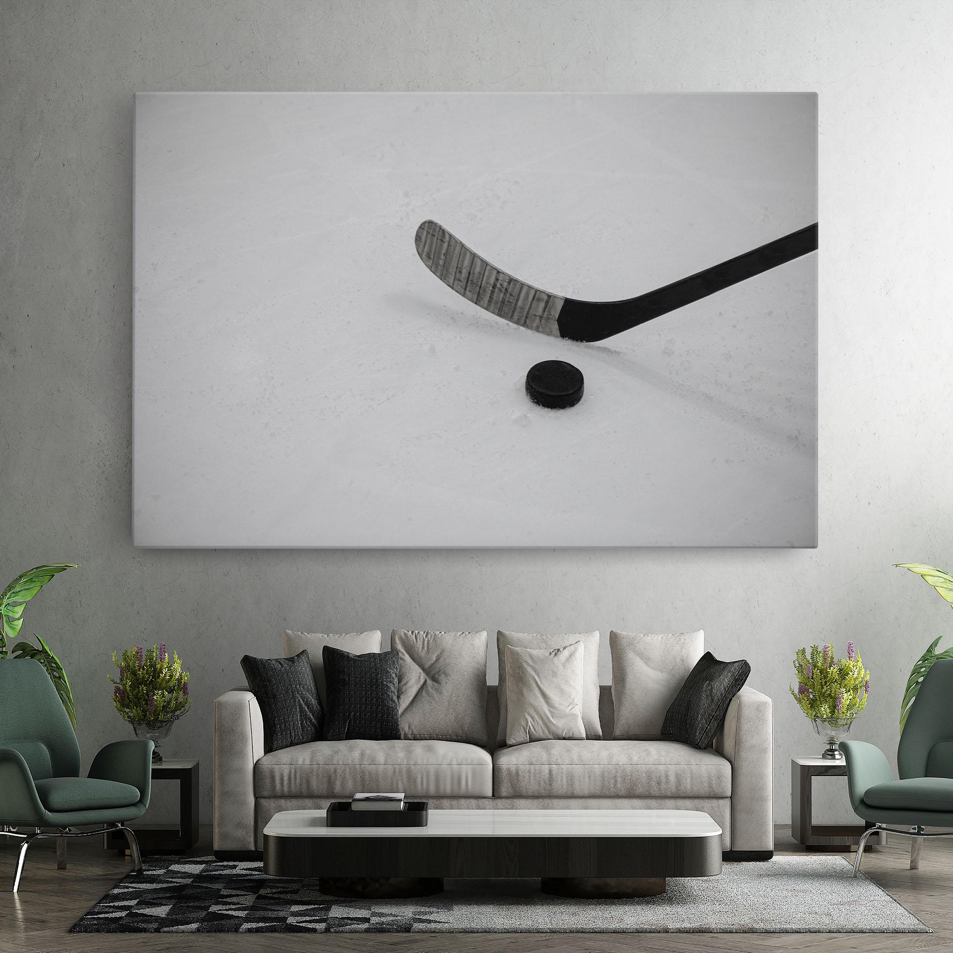 Tablou Canvas Hockey Puck mockup 7