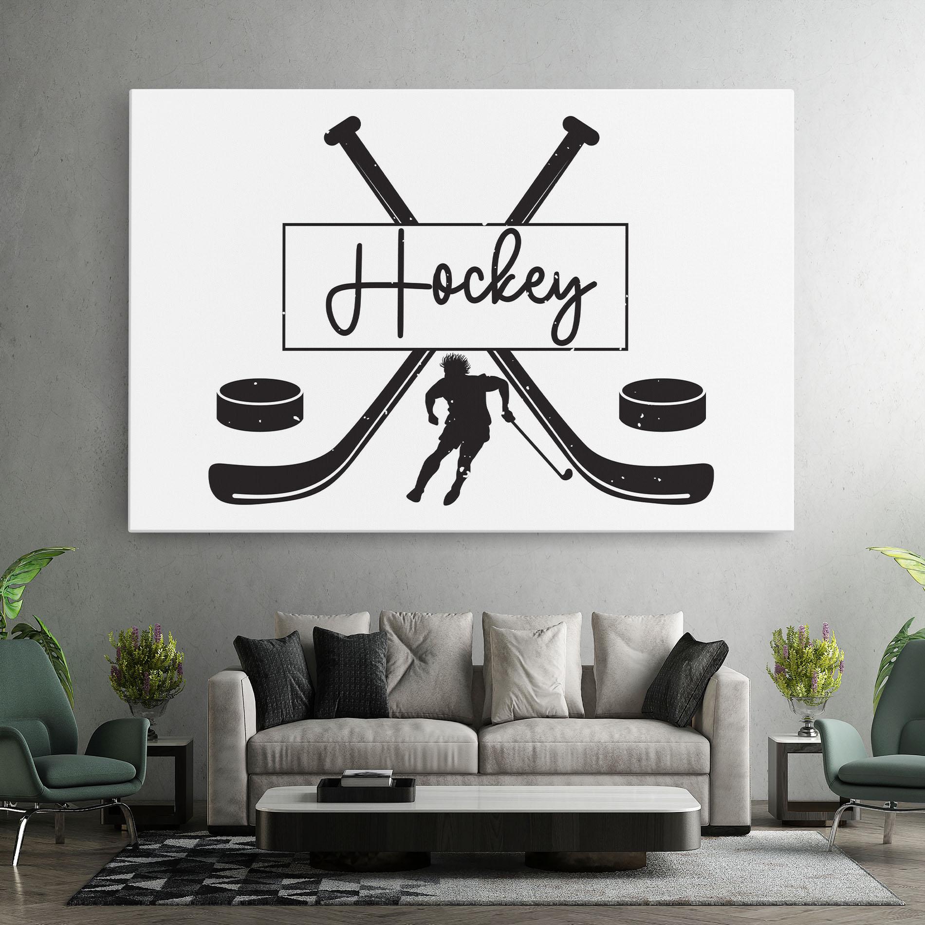 Tablou Canvas Hockey Stick mockup 7