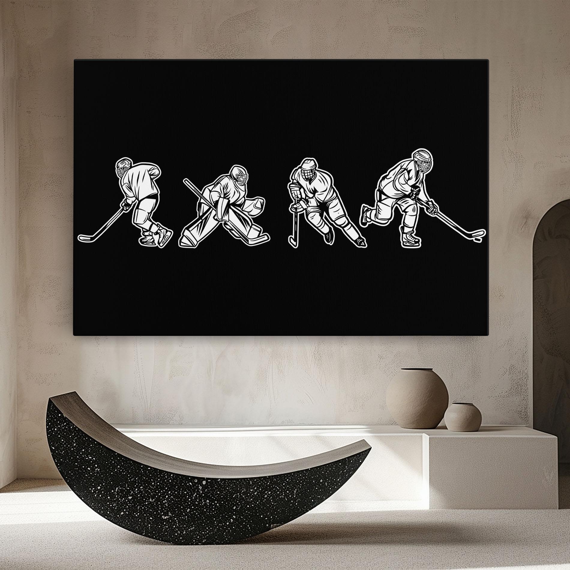 Tablou Canvas Hockey Four mockup 8