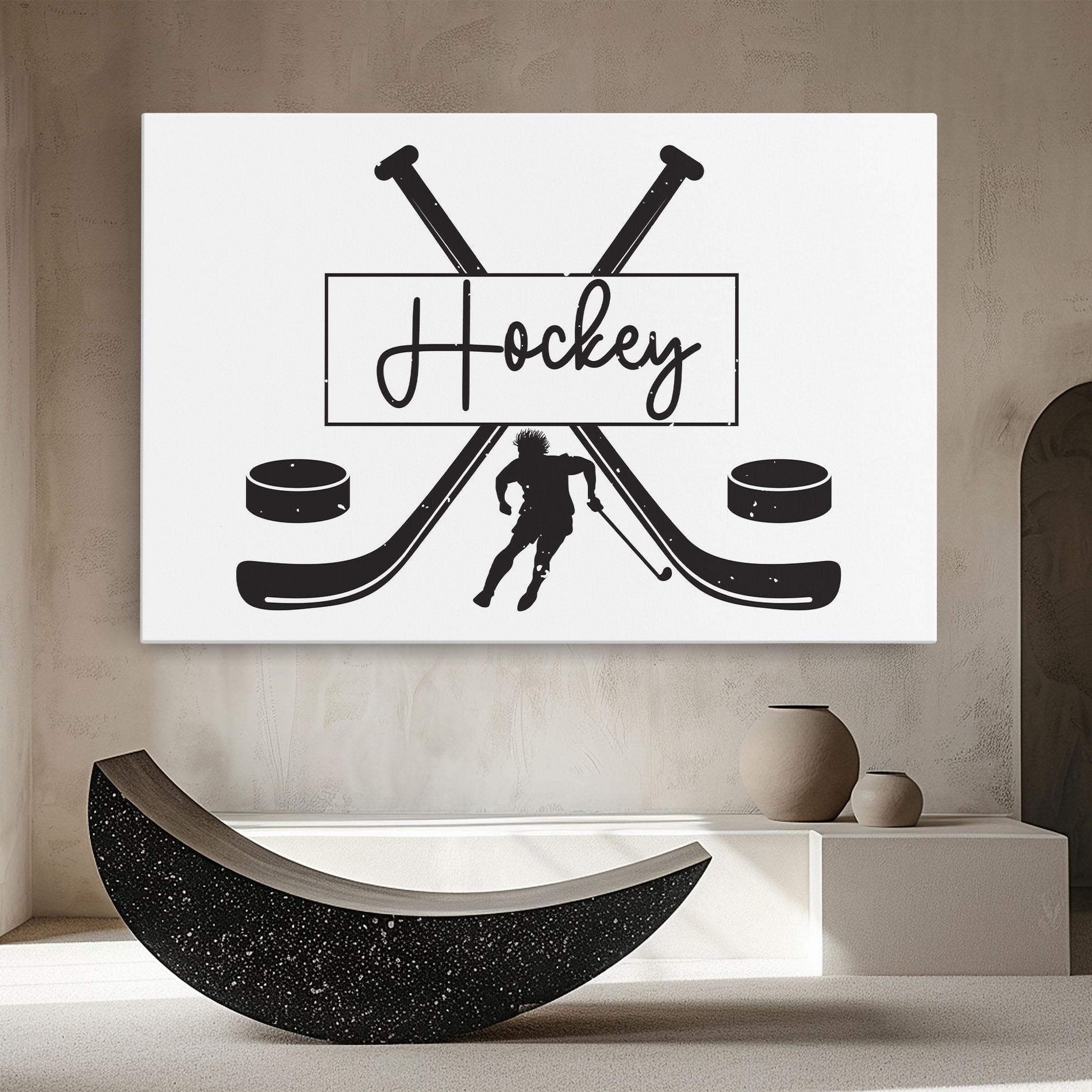 Tablou Canvas Hockey Stick mockup 8