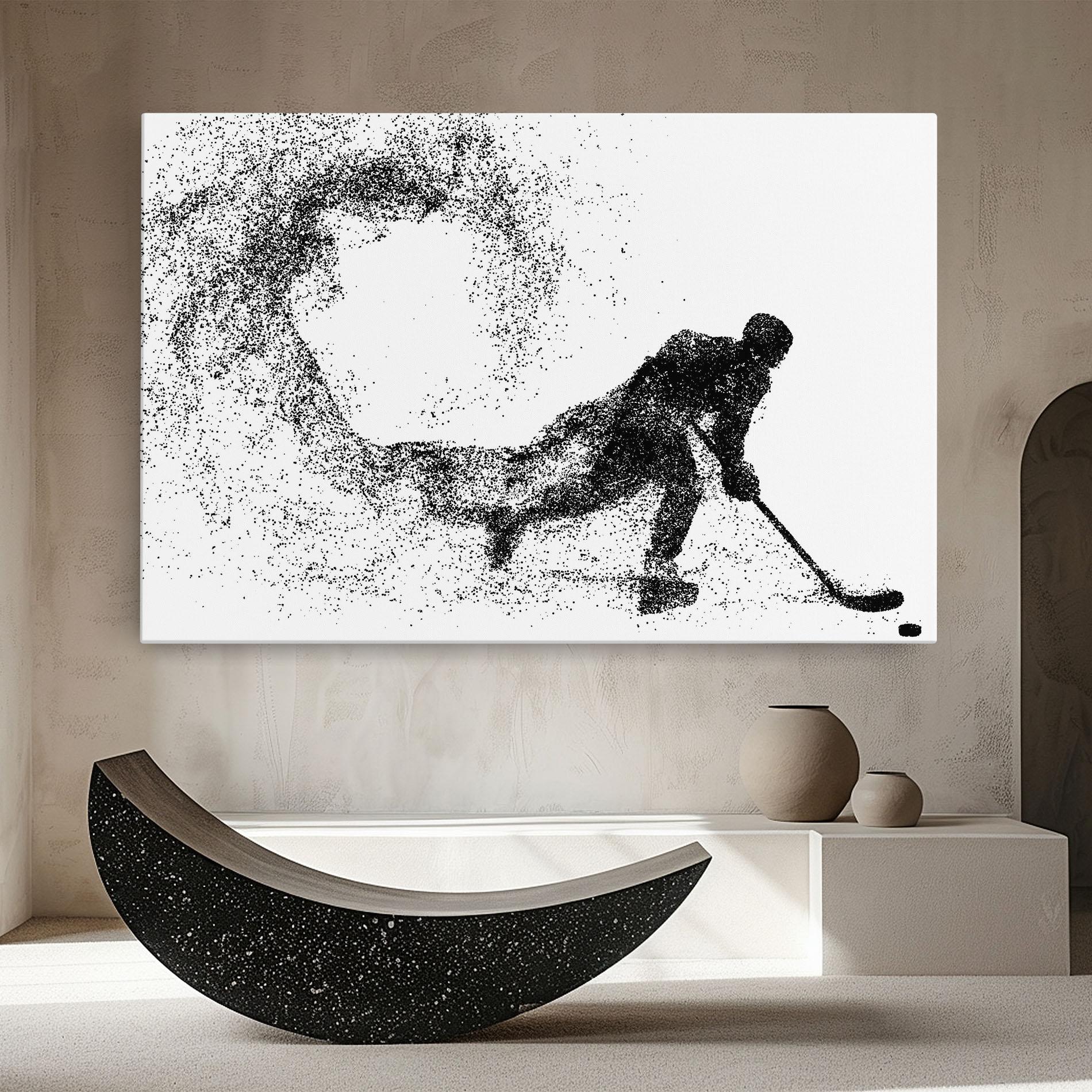 Tablou Canvas Playing Hockey mockup 8