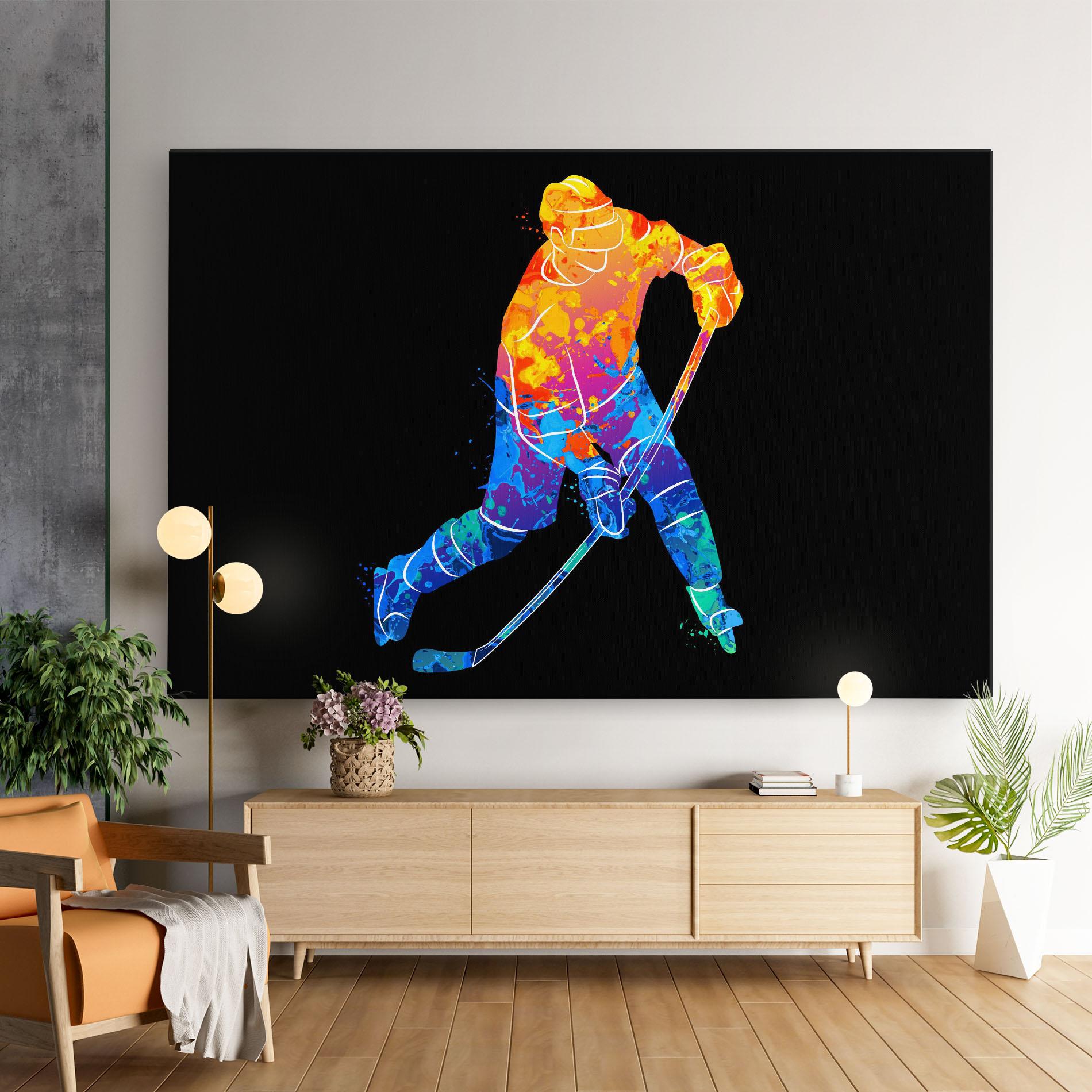 Tablou Canvas Color Mix Hockey mockup 9