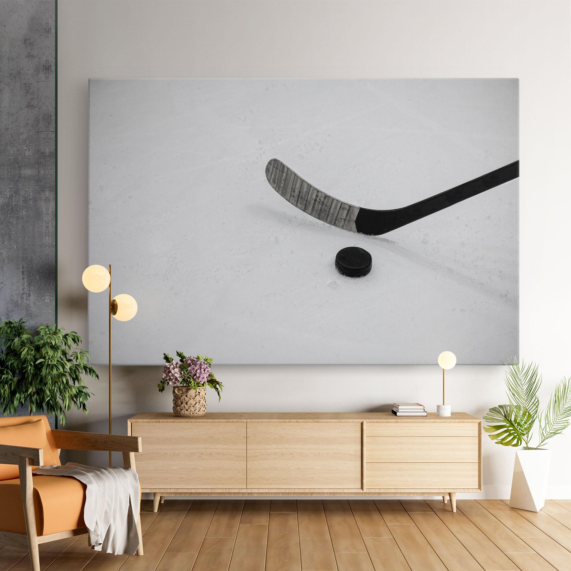 Tablou Canvas Hockey Puck mockup 9