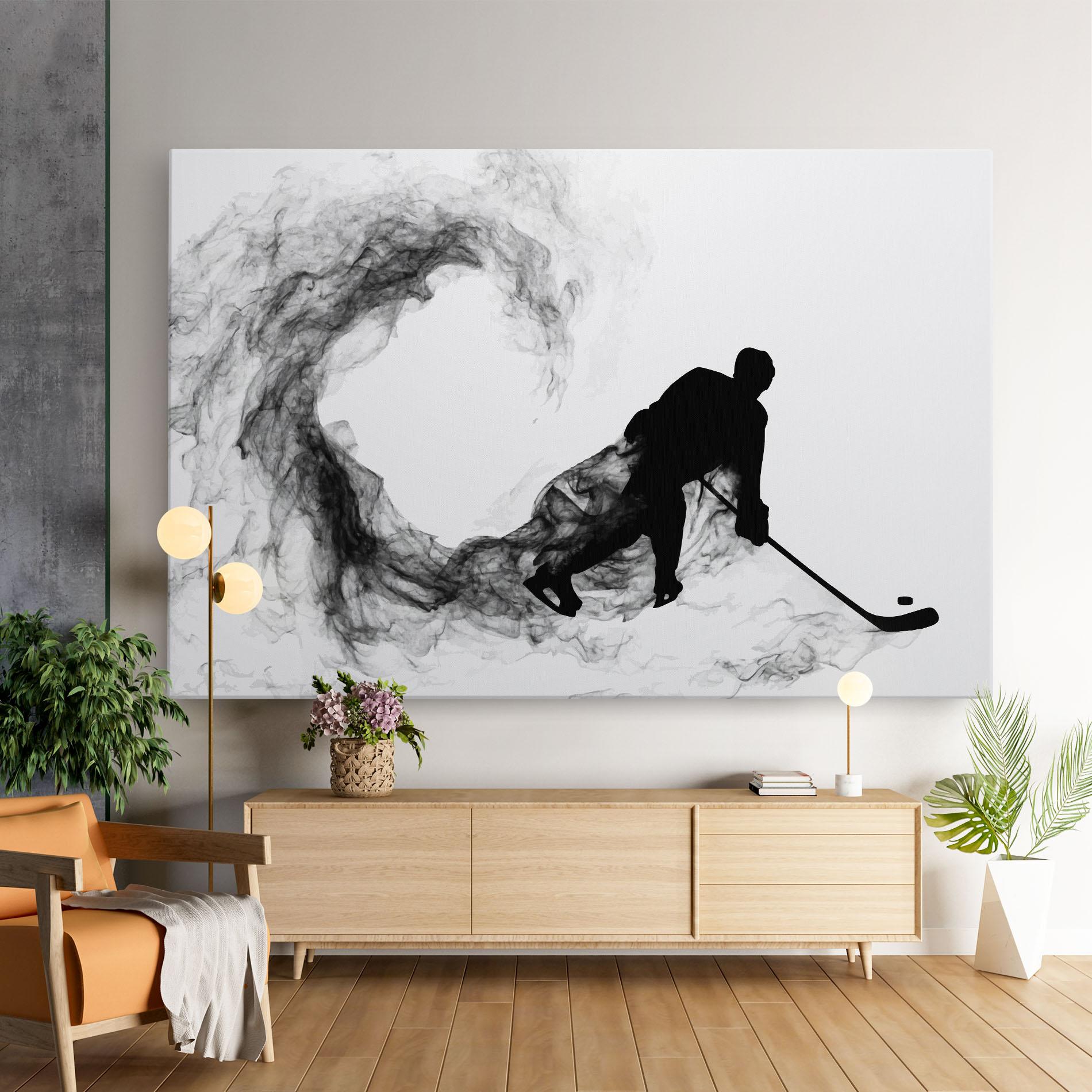 Tablou Canvas Hockey Smoke mockup 9