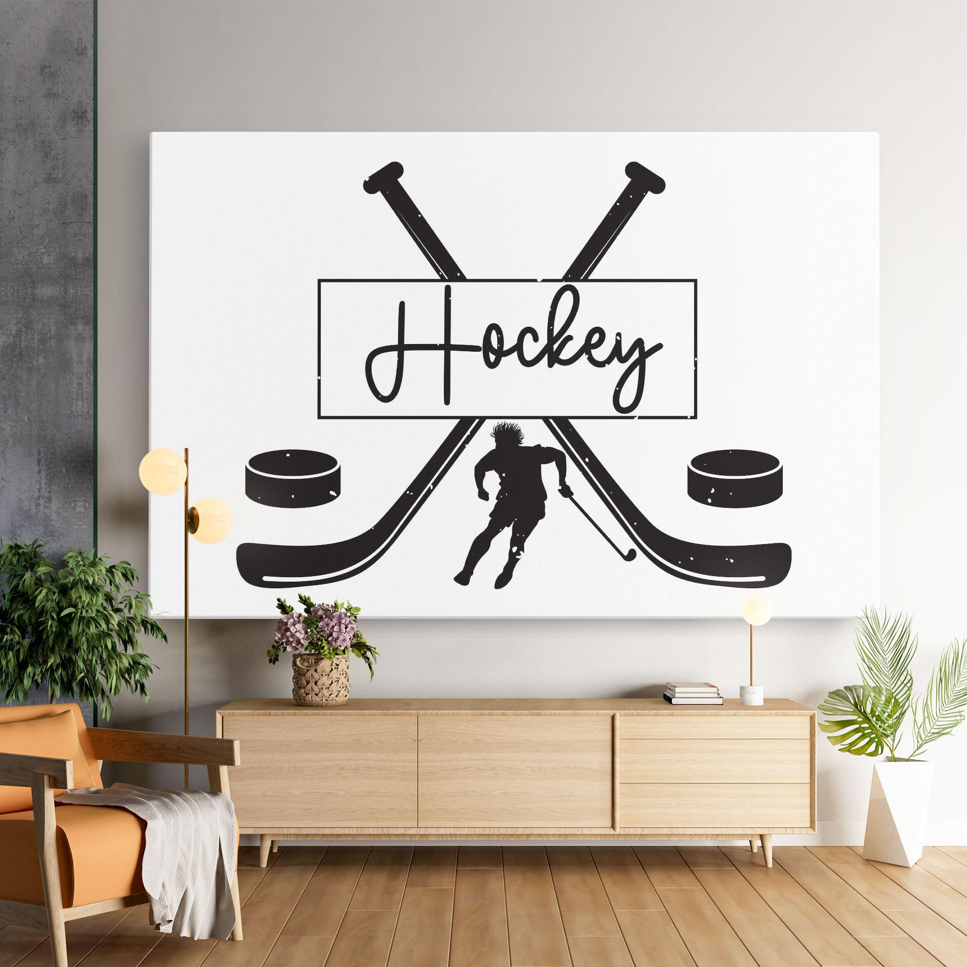 Tablou Canvas Hockey Stick mockup 9