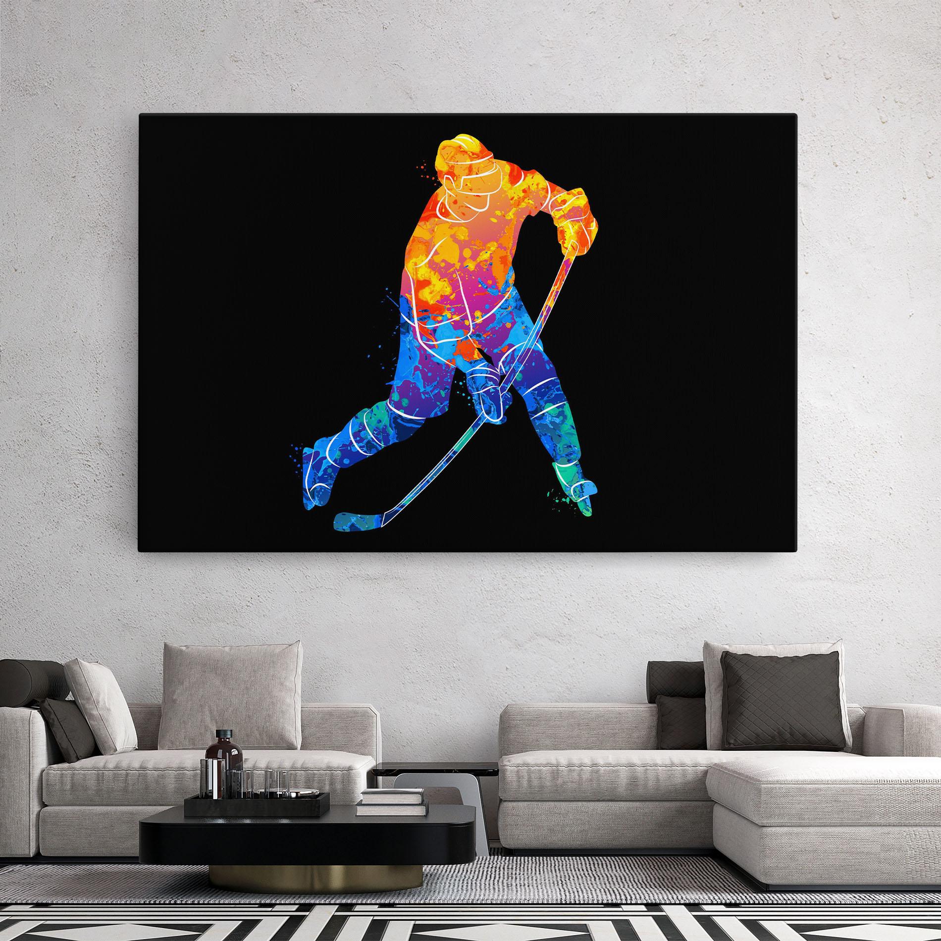 Tablou Canvas Color Mix Hockey mockup 2