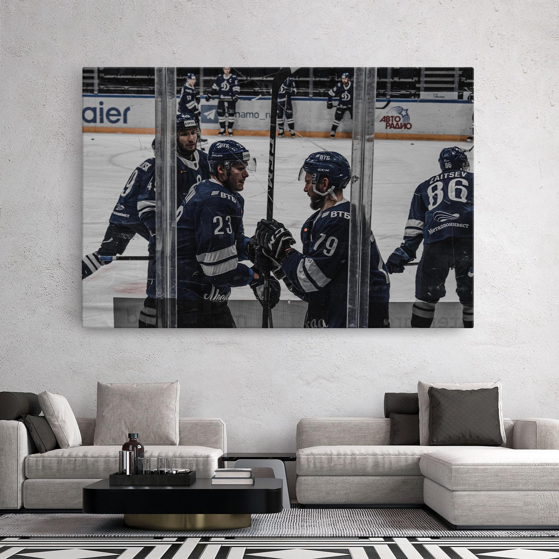 Tablou Canvas Hockey Players mockup 2