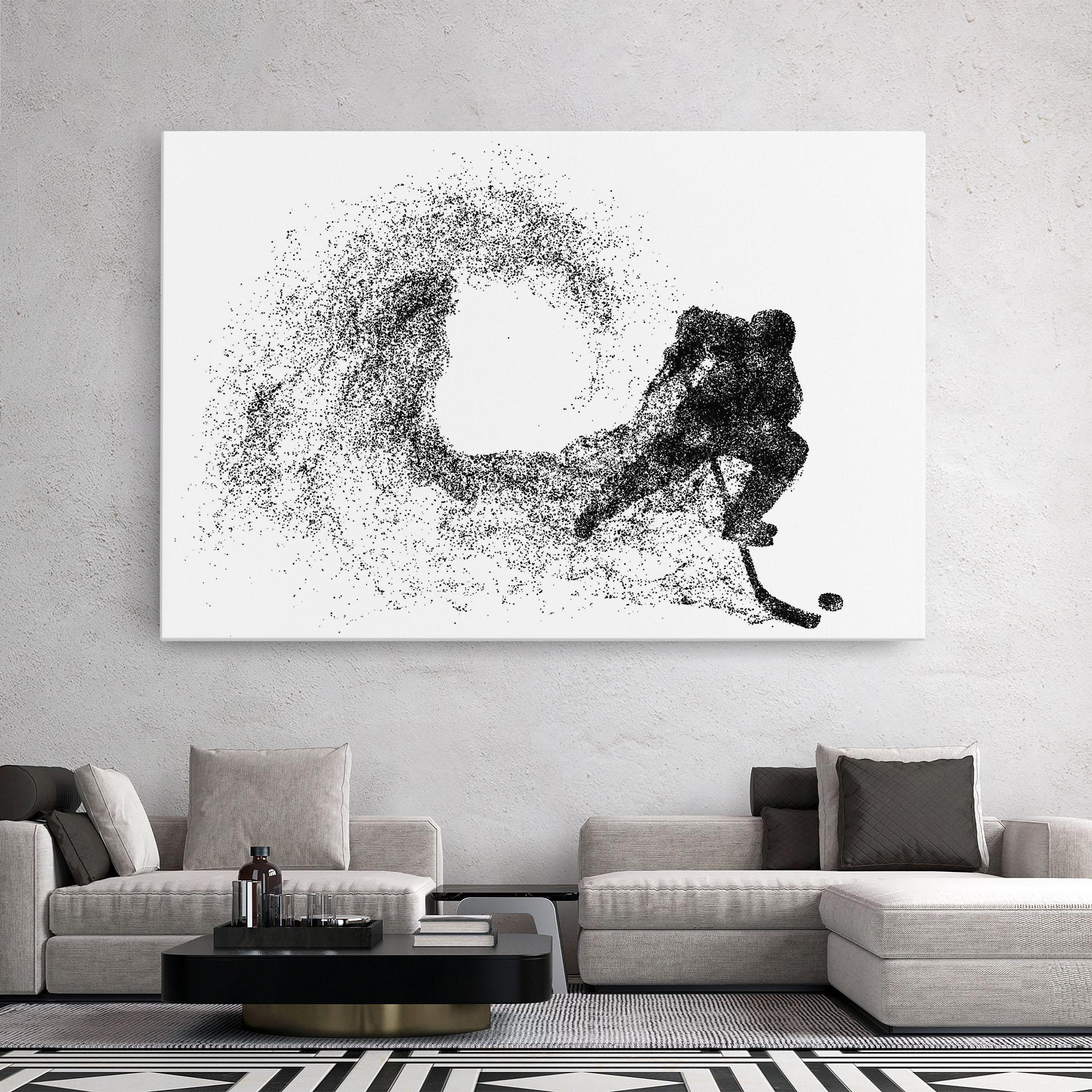 Tablou Canvas Hockey Playing mockup 2