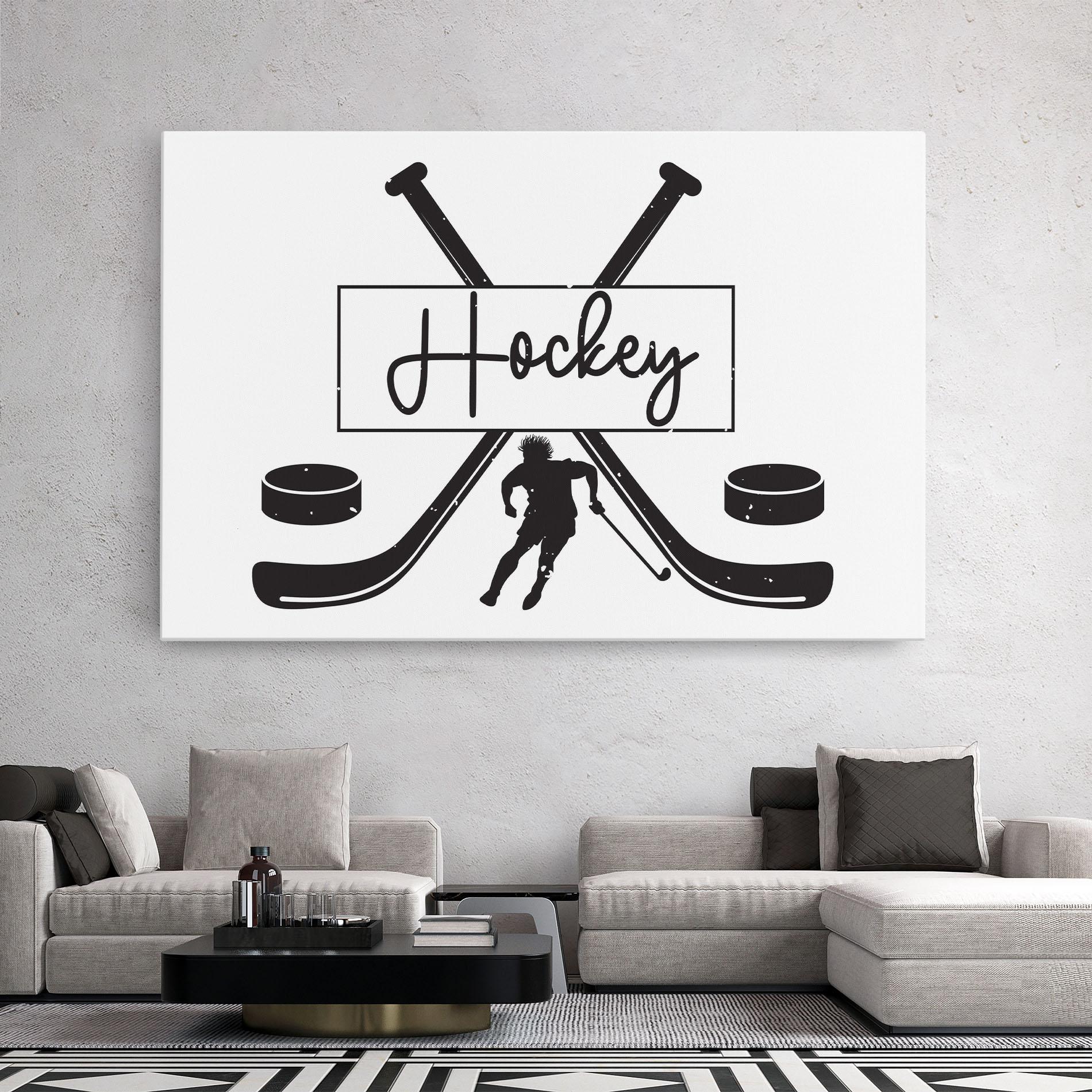 Tablou Canvas Hockey Stick mockup 2
