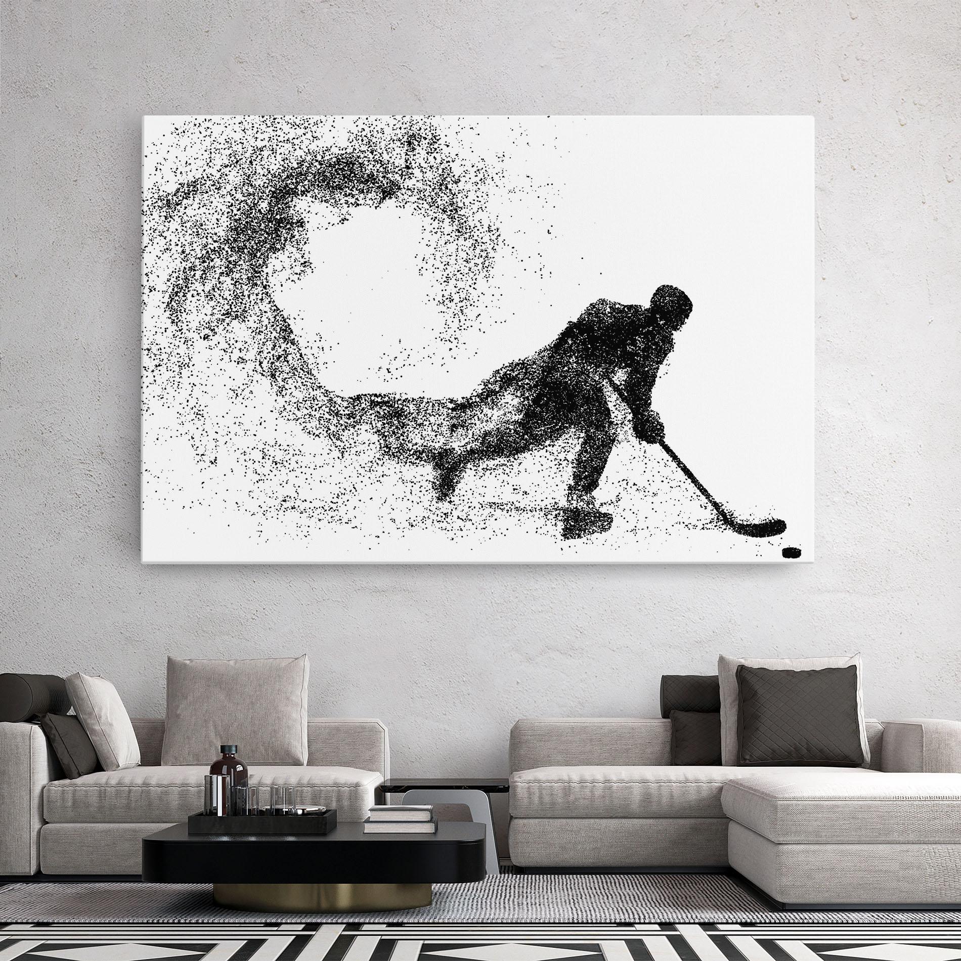 Tablou Canvas Playing Hockey mockup 2