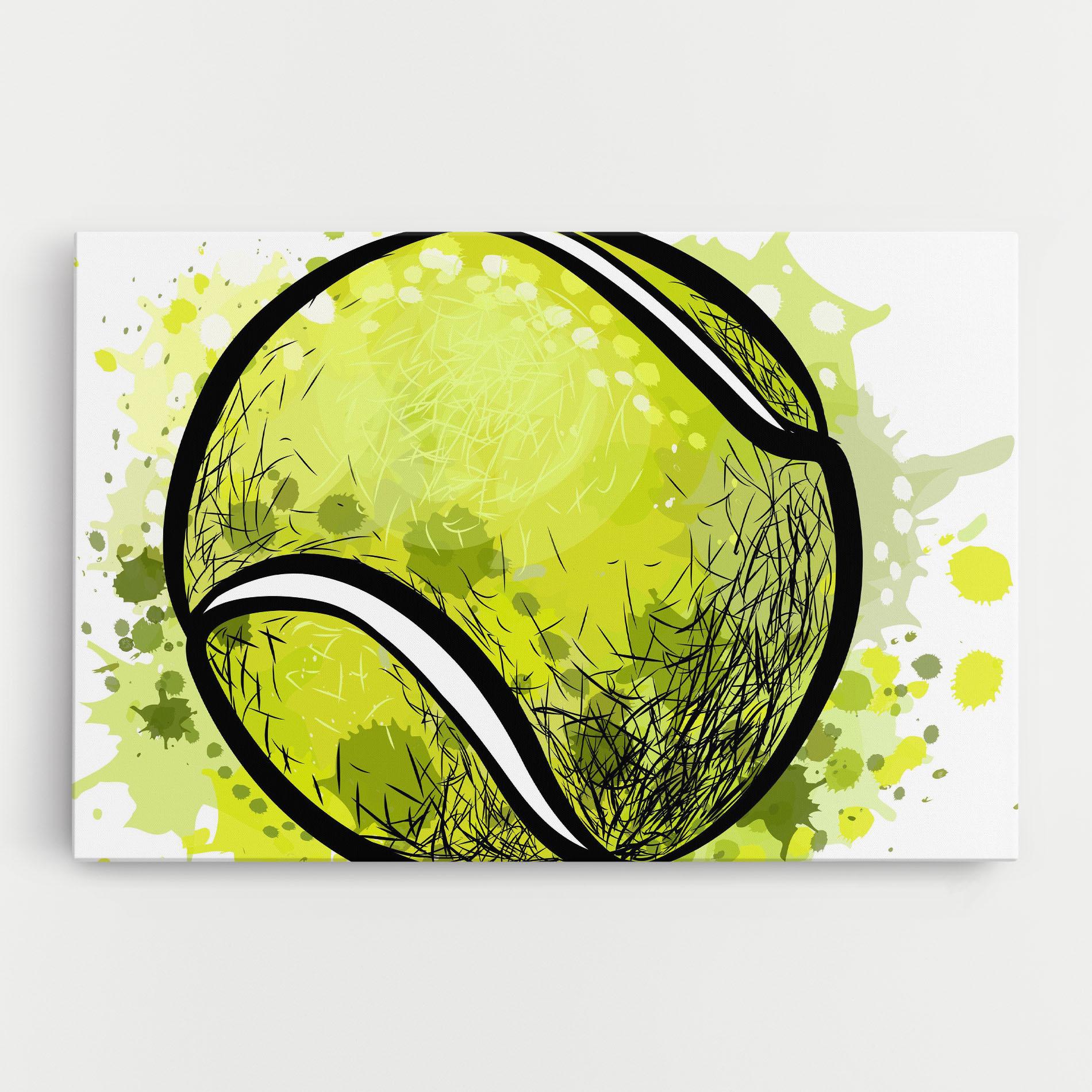 Tablou Canvas Big Tennis Ball mockup 0