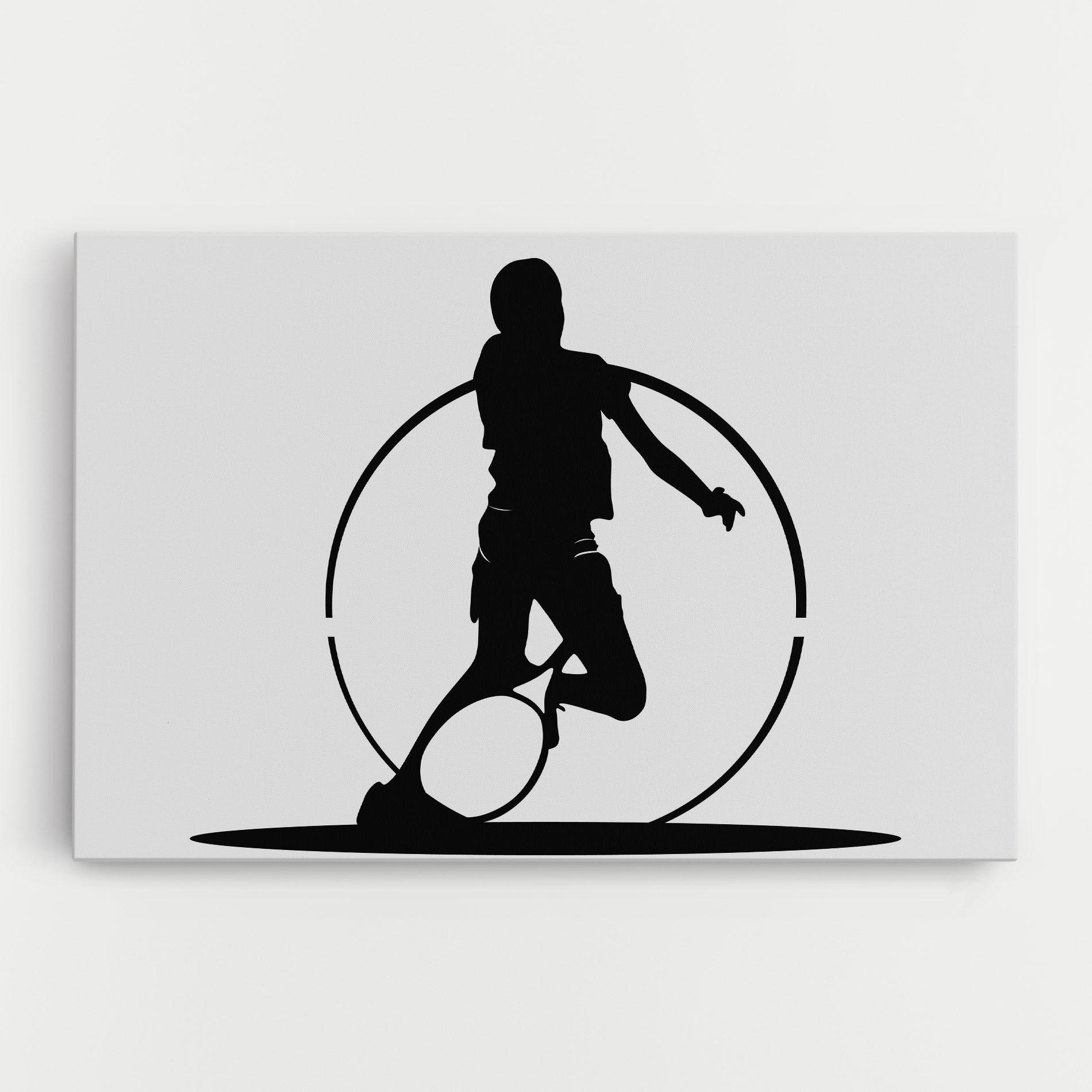 Tablou Canvas Black Tennis Circle mockup 0