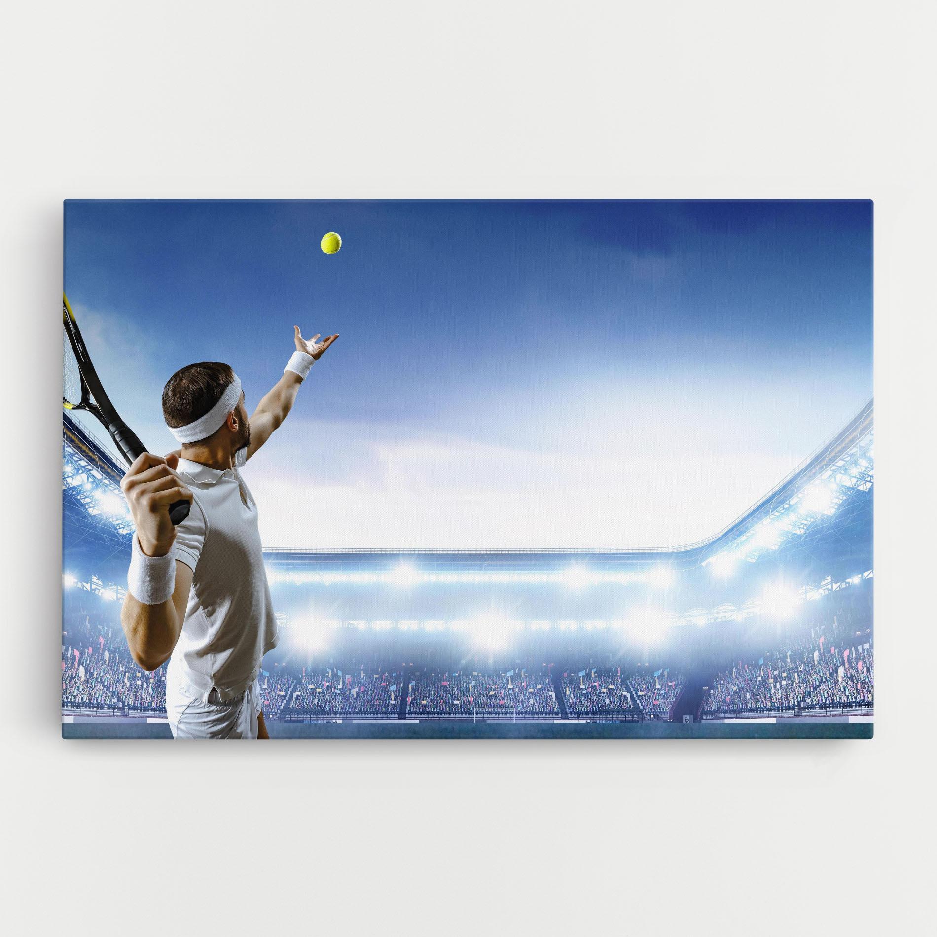 Tablou Canvas Stadium Tennis Player mockup 0