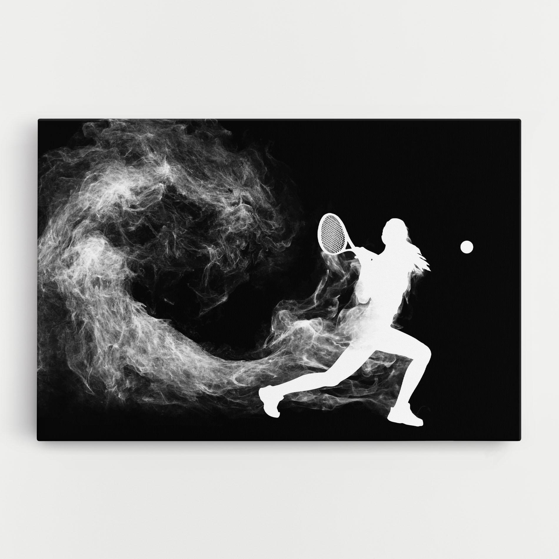 Tablou Canvas Tennis Spoke White mockup 0