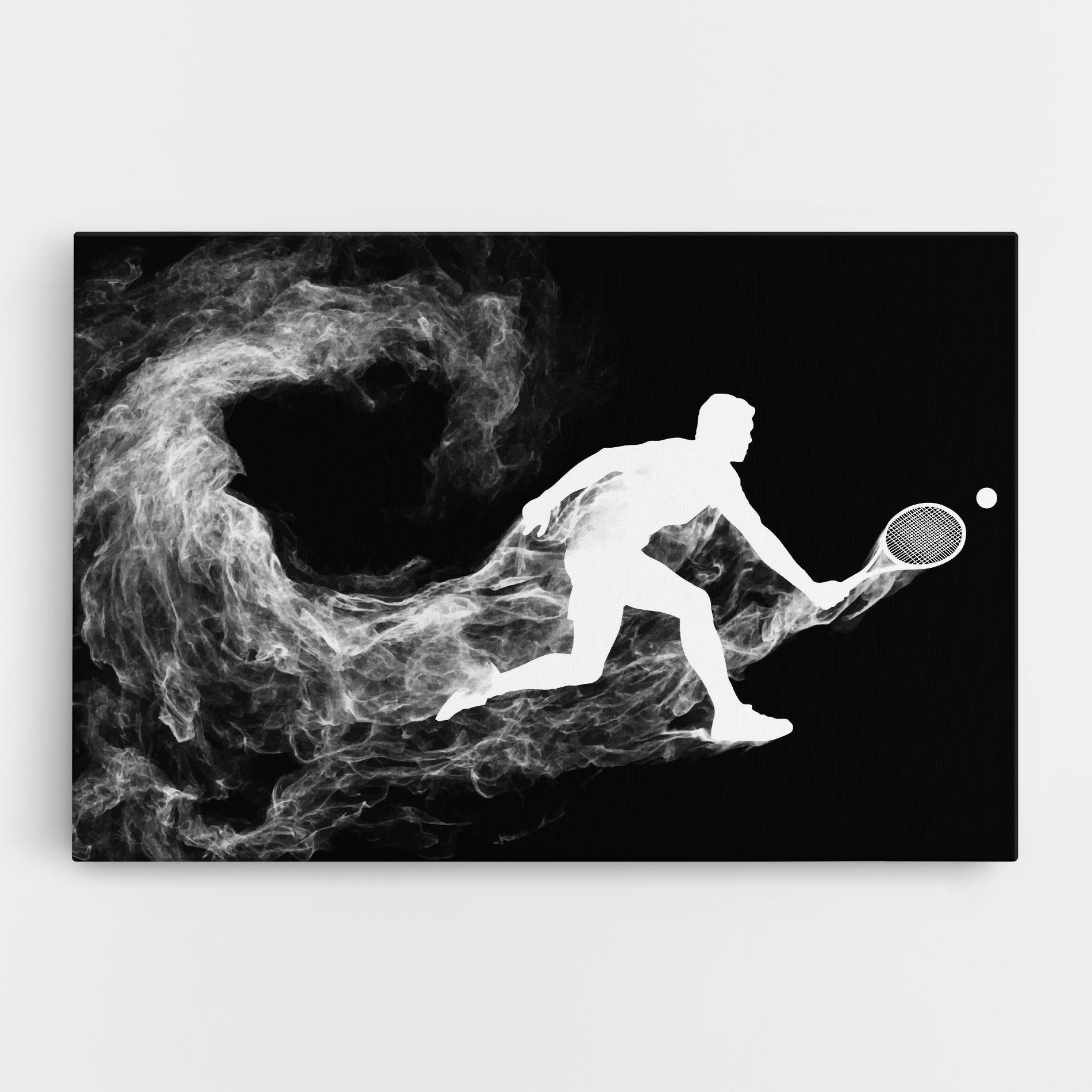 Tablou Canvas Tennis White Smoke mockup 0