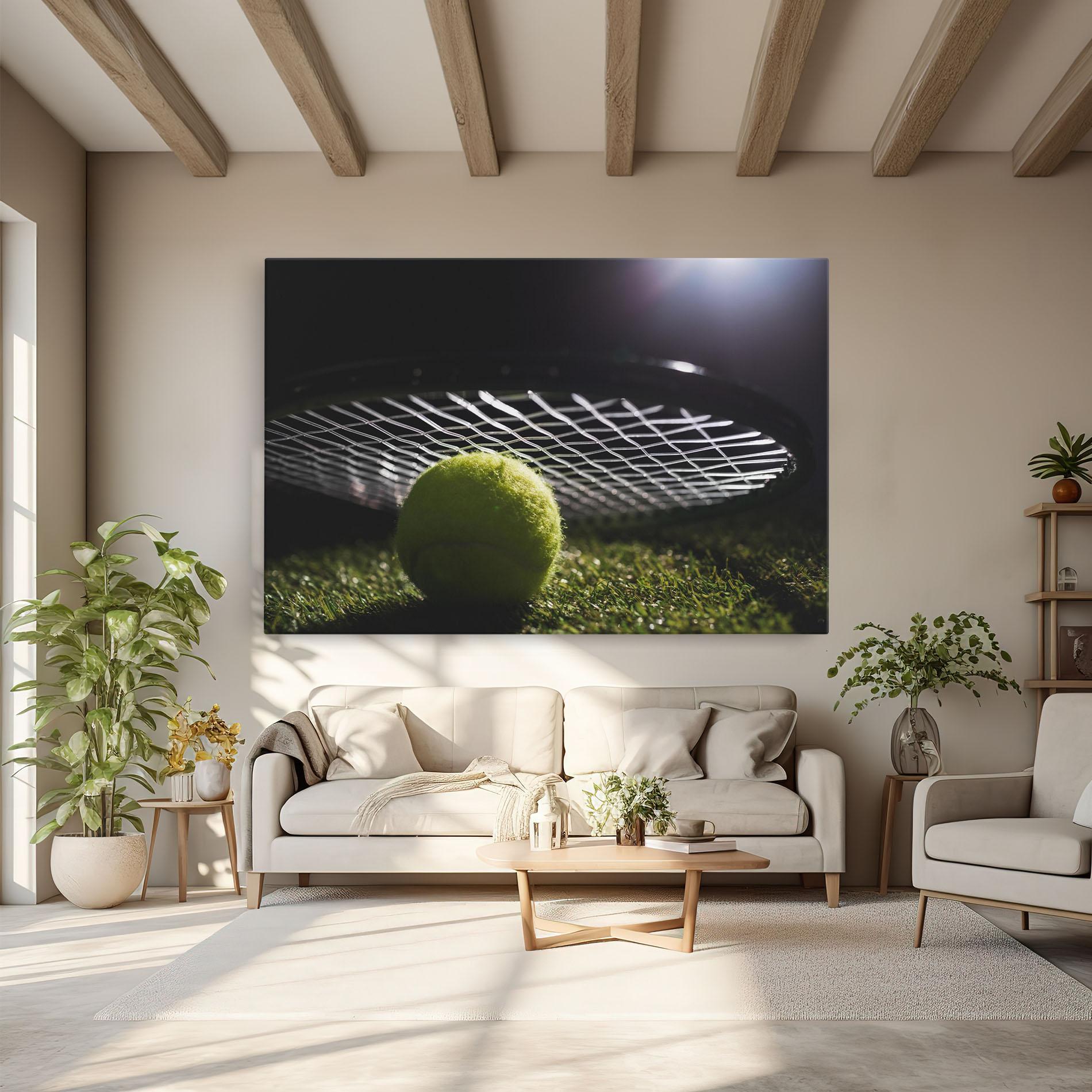 Tablou Canvas Close Up Tennis Ball mockup 6