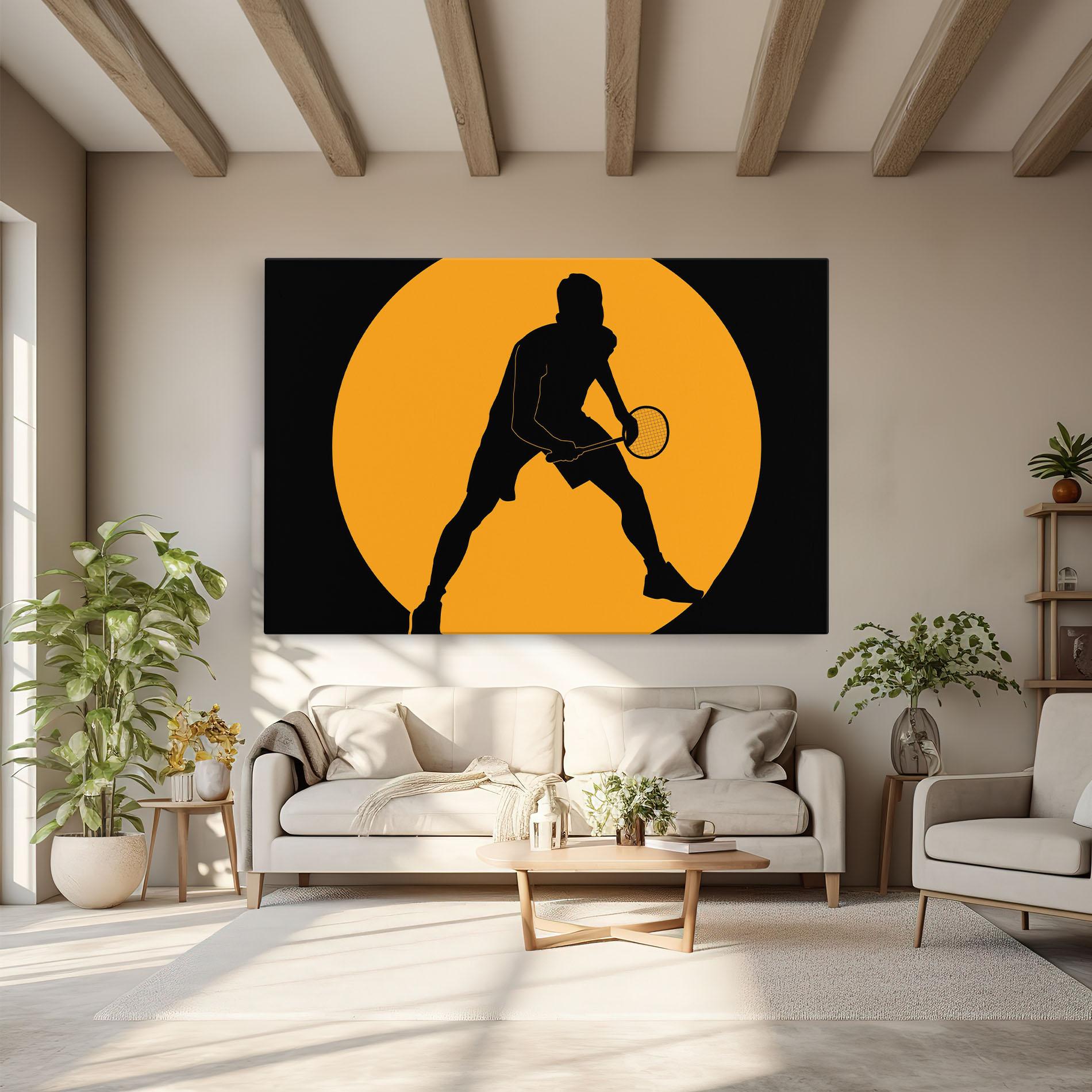 Tablou Canvas Orange Tennis mockup 6