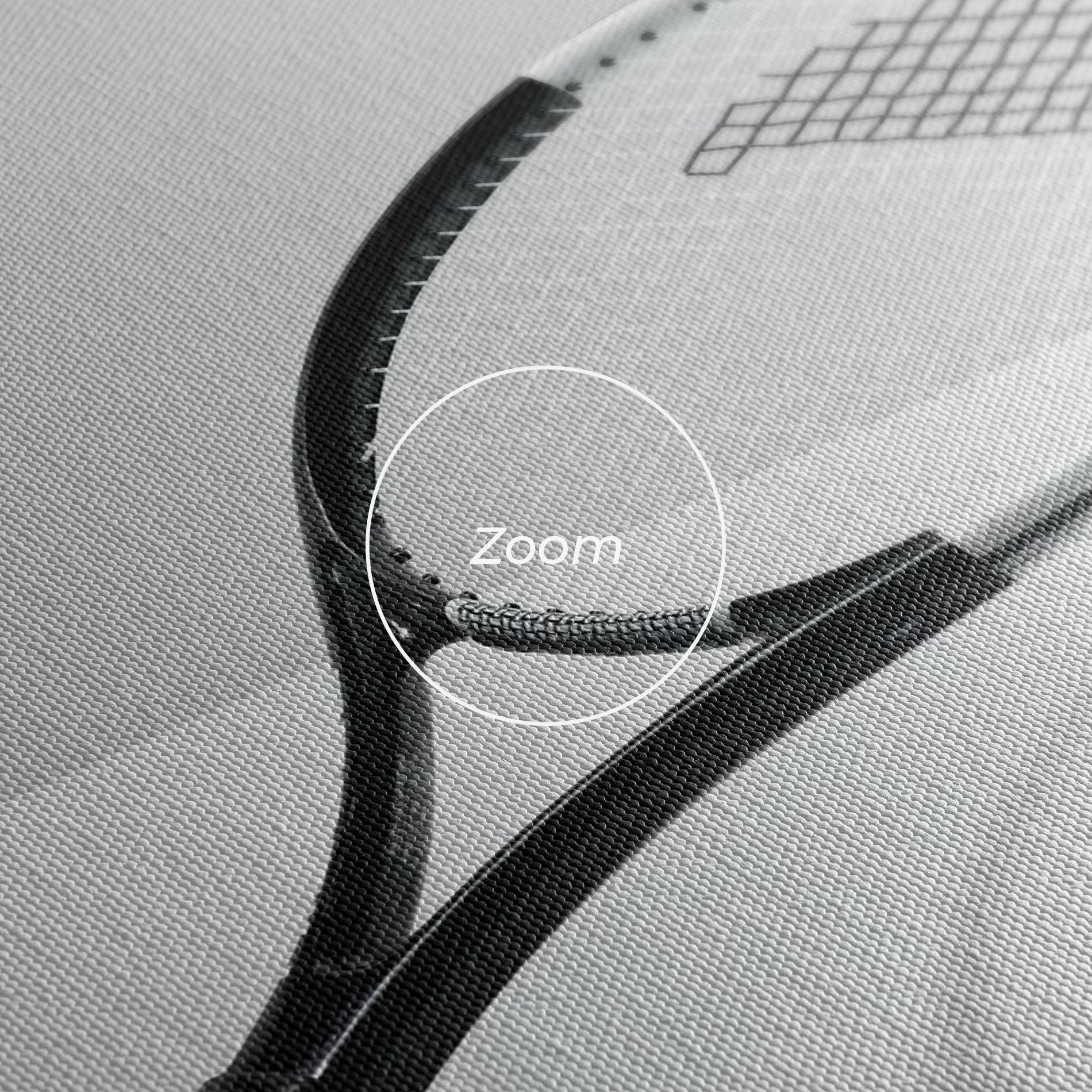Tablou Canvas Floating Tennis Racket mockup 3