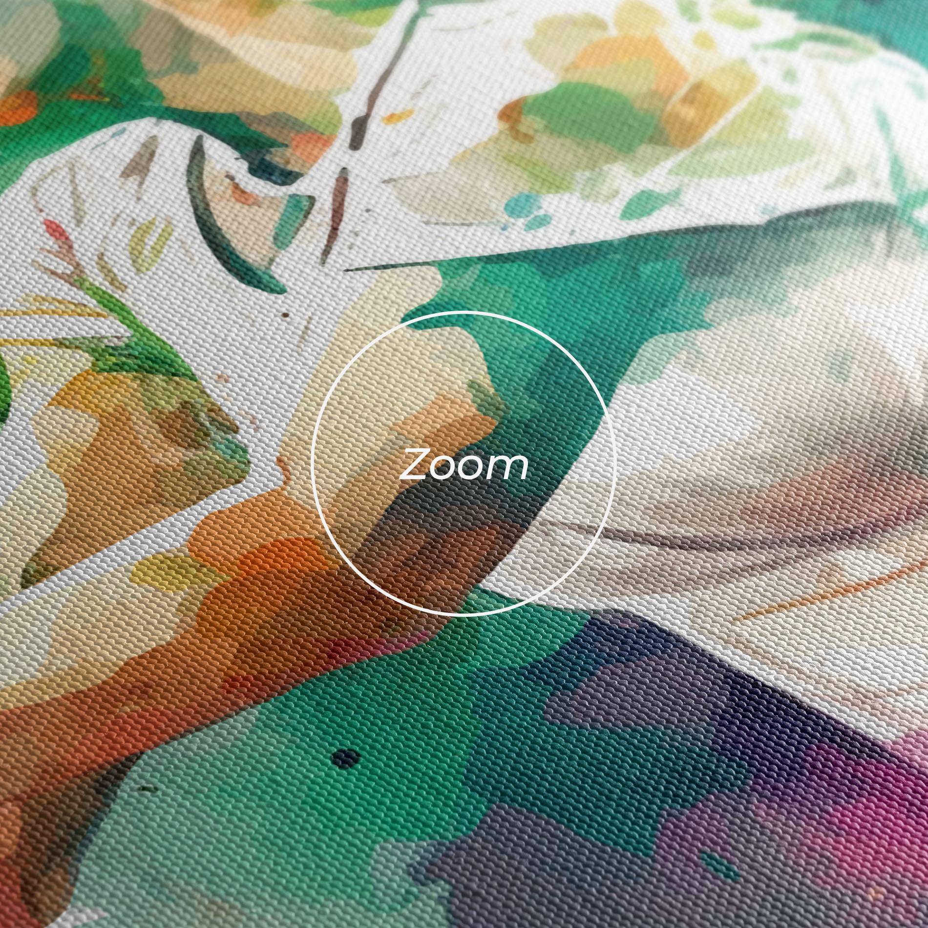 Tablou Canvas Green Art Tennis mockup 3