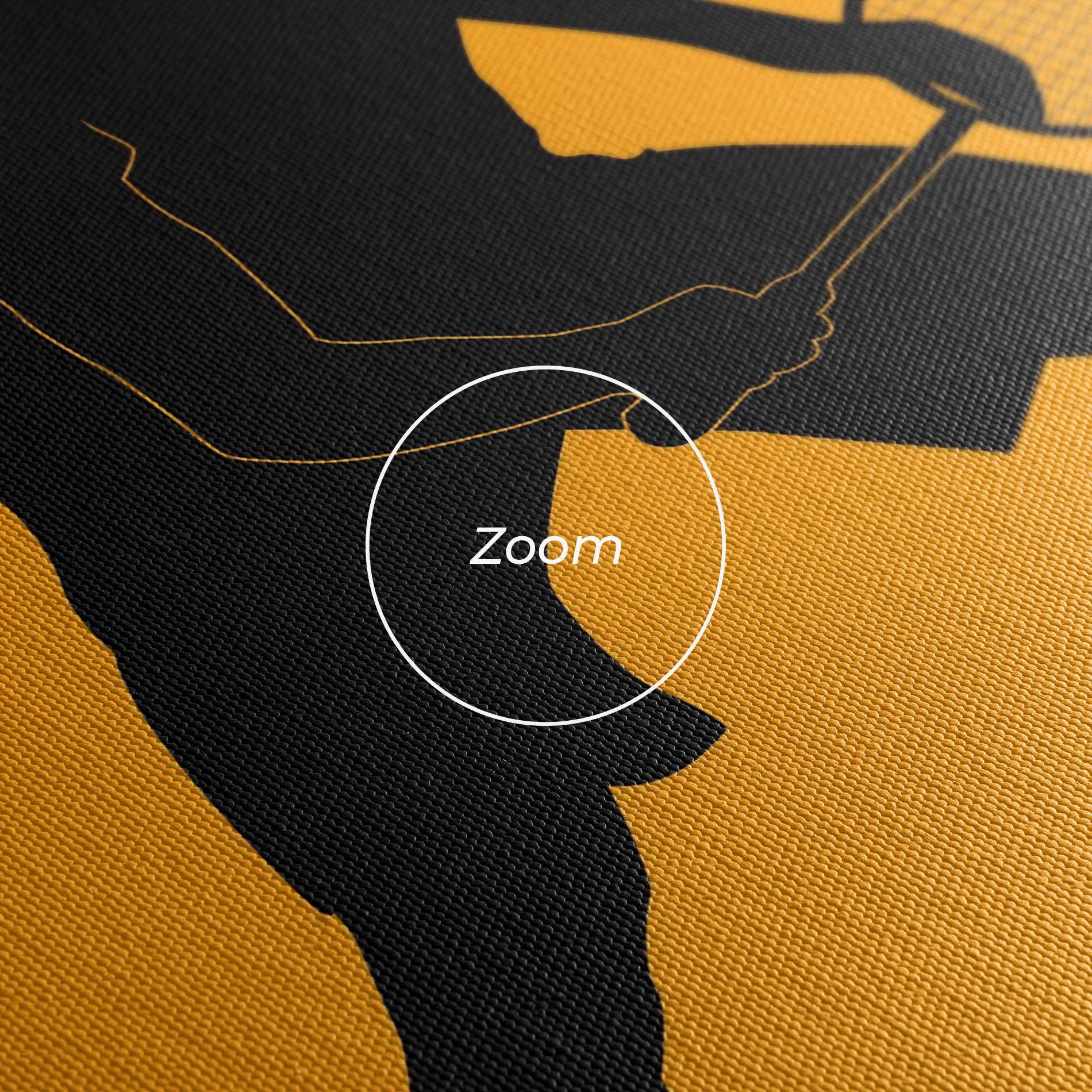 Tablou Canvas Orange Tennis mockup 3