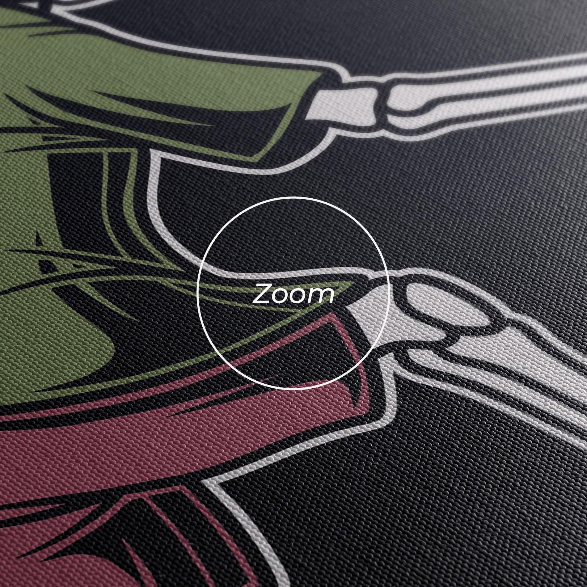 Tablou Canvas Skull Tennis mockup 3