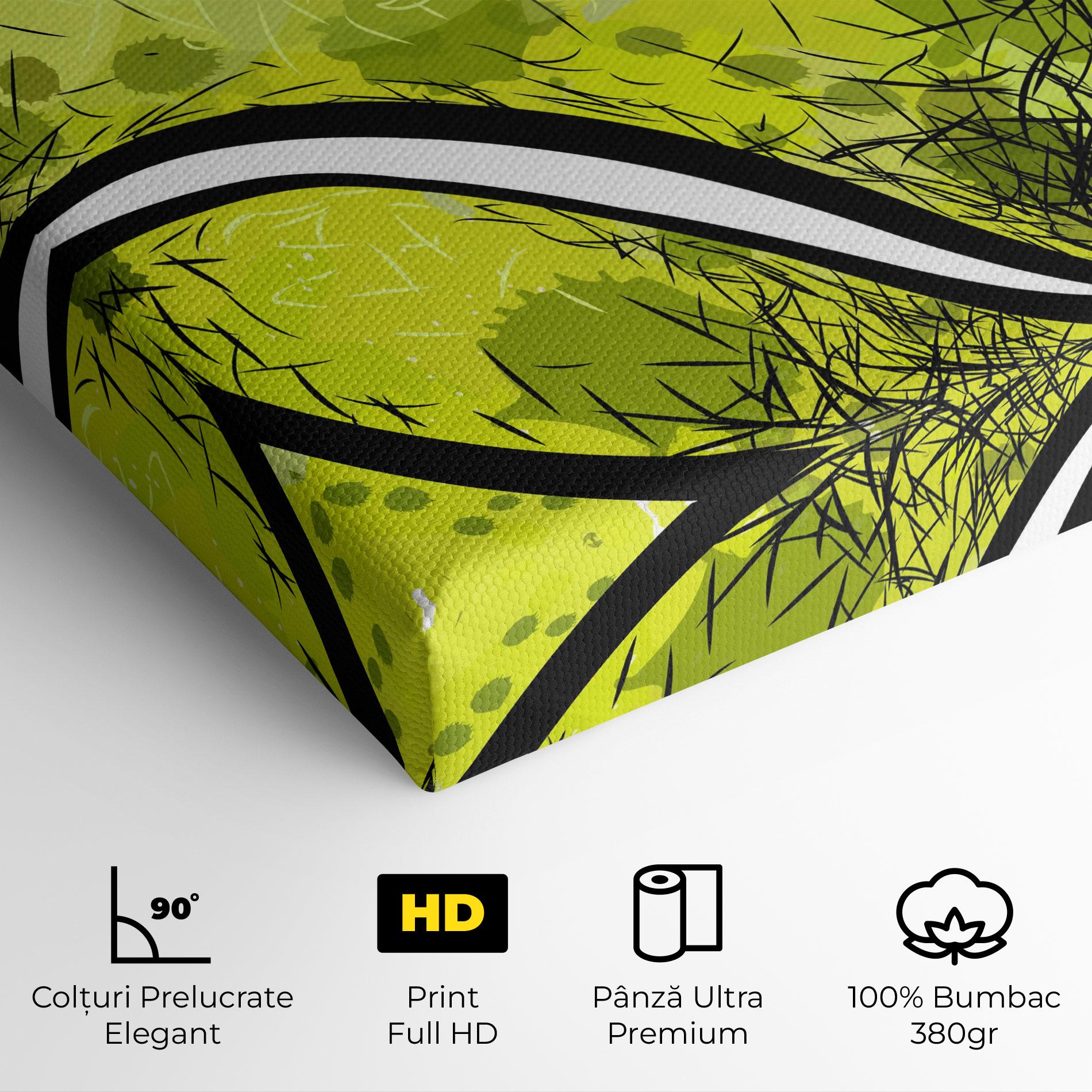 Tablou Canvas Big Tennis Ball mockup 4
