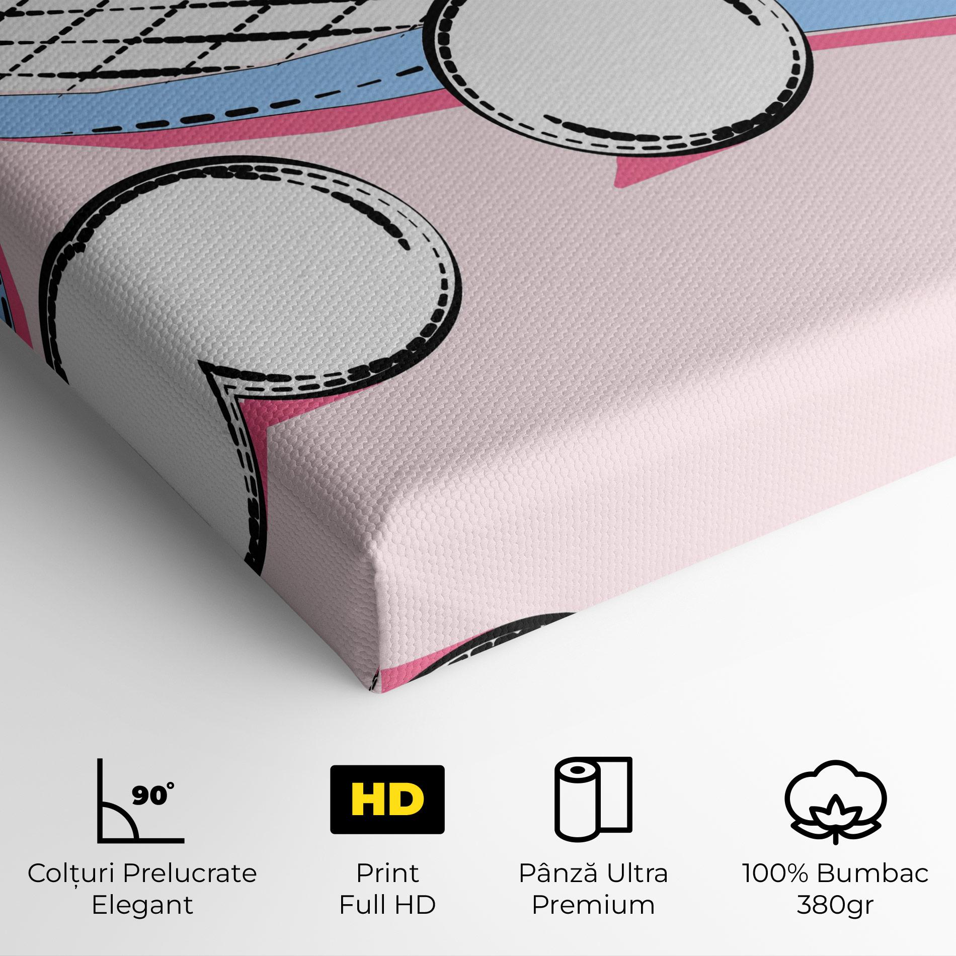 Tablou Canvas Pink Tennis mockup 4