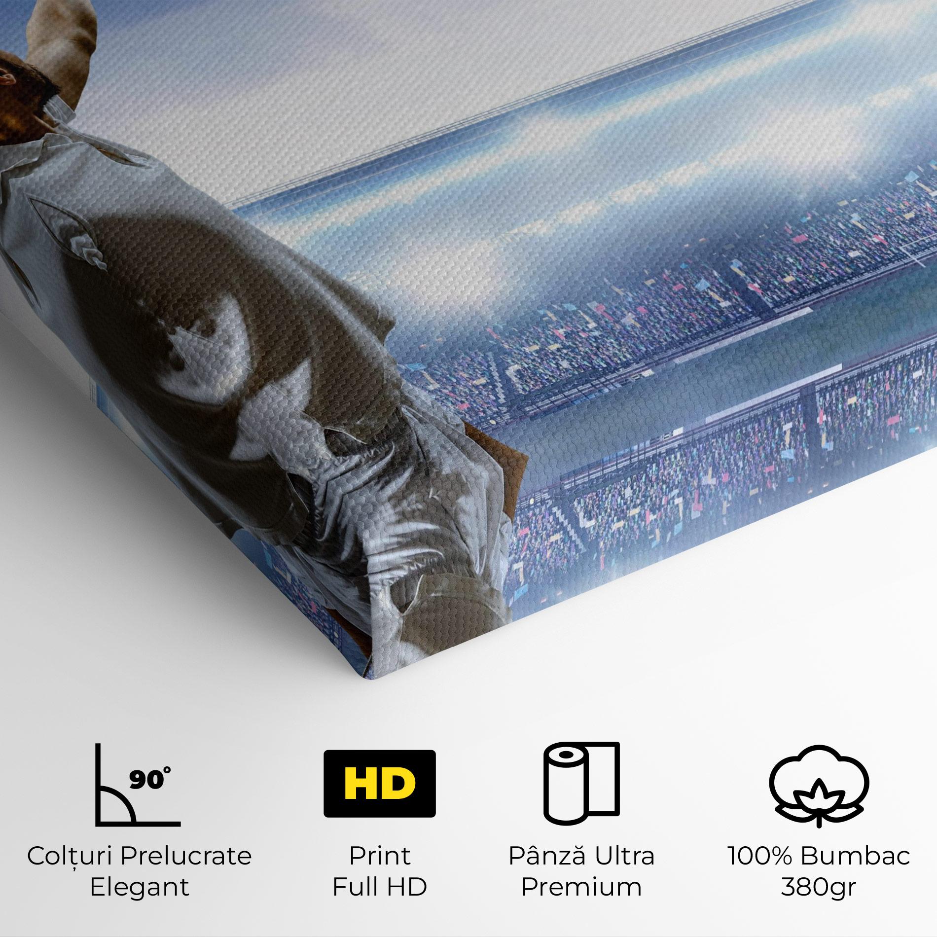 Tablou Canvas Stadium Tennis Player mockup 4