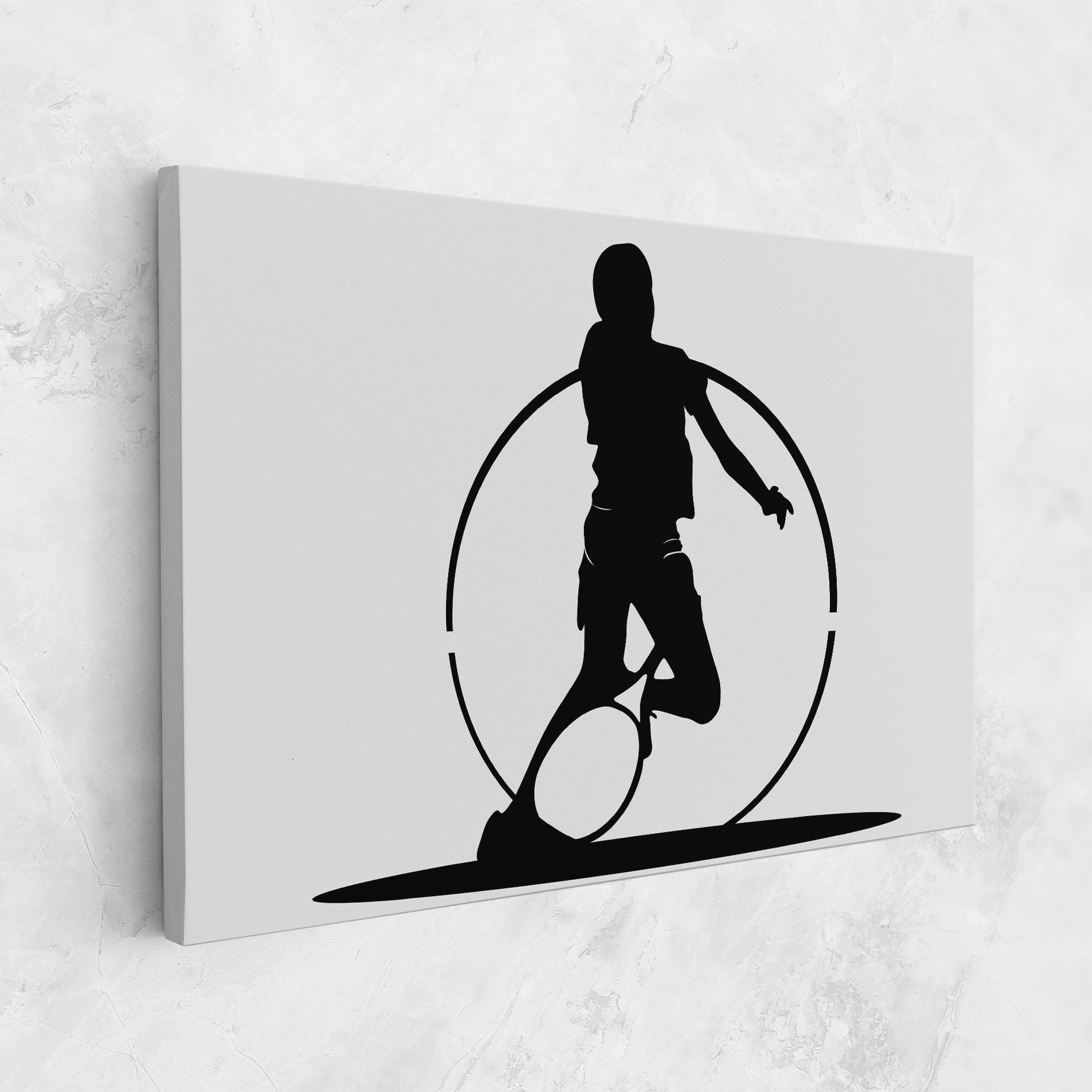 Tablou Canvas Black Tennis Circle mockup 1