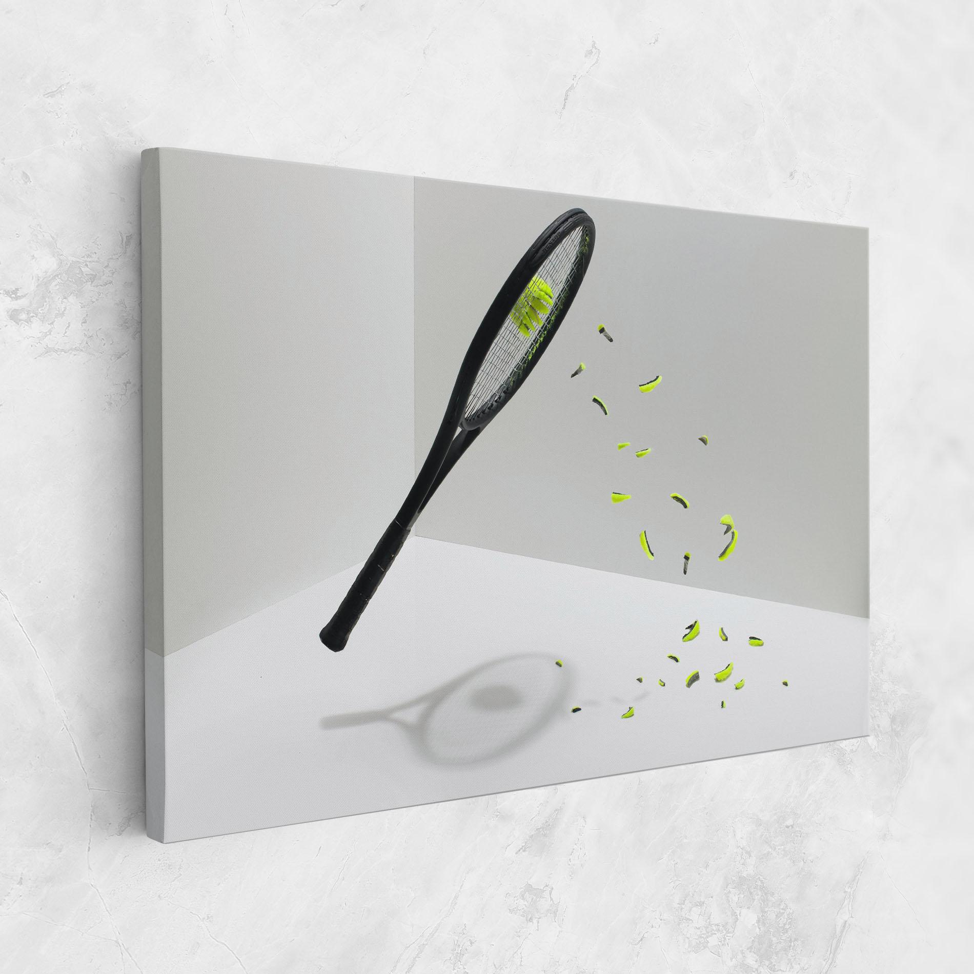 Tablou Canvas Broken Tennis Ball mockup 1