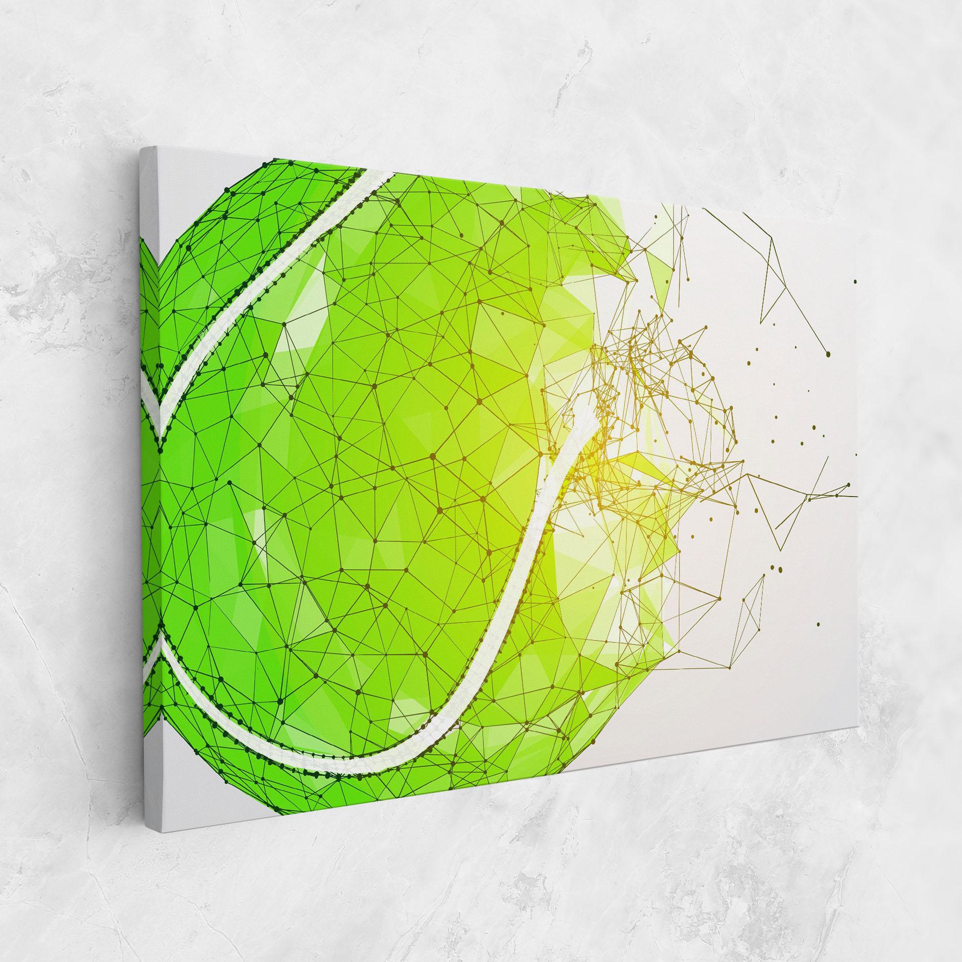 Tablou Canvas Green Line Tennis mockup 1