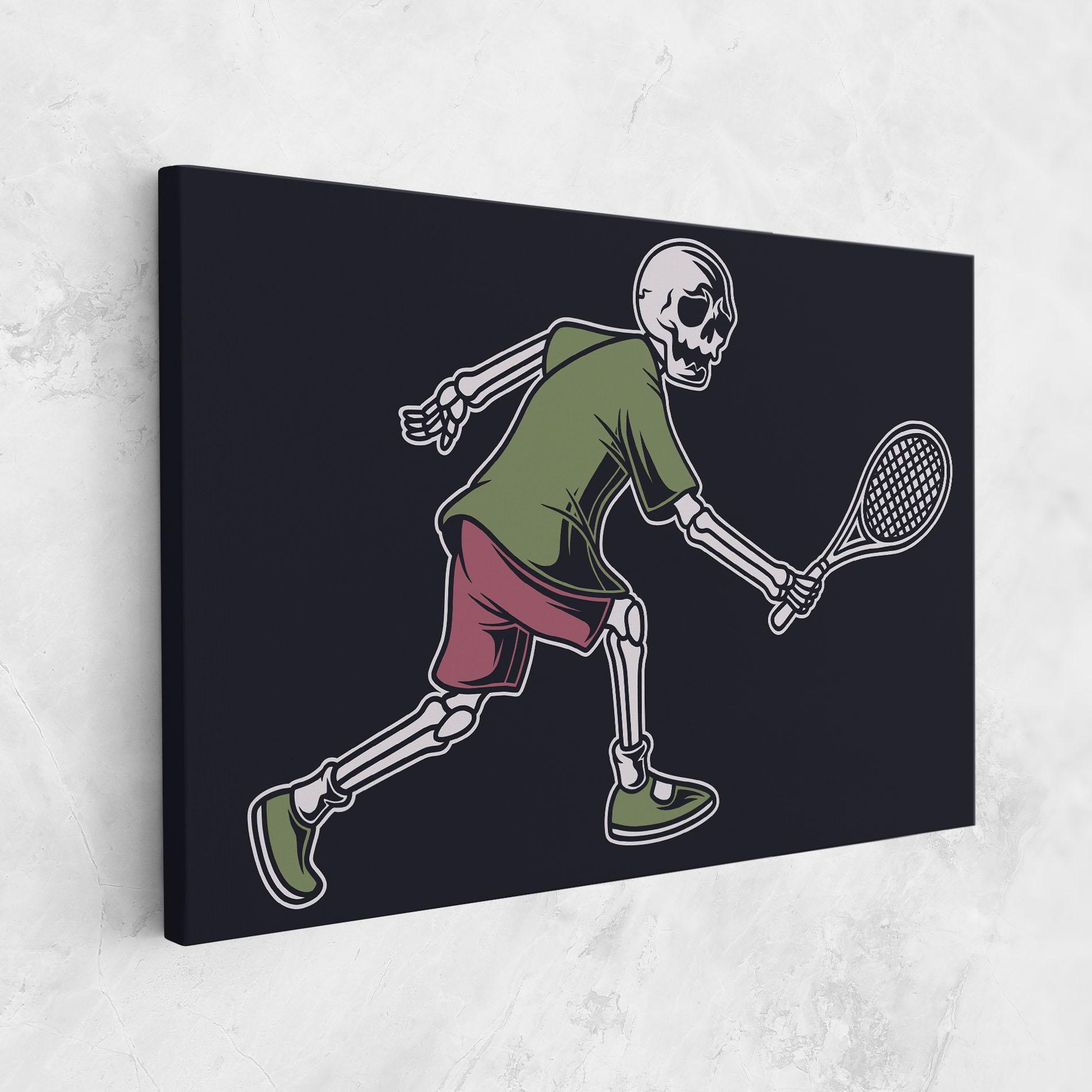 Tablou Canvas Skull Tennis mockup 1