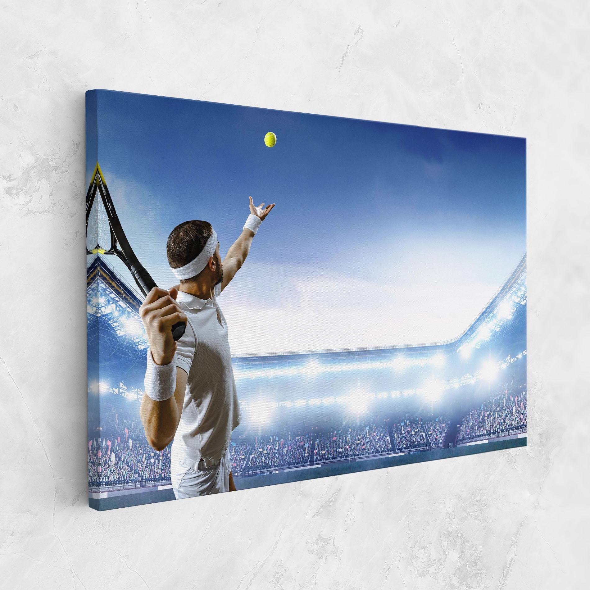 Tablou Canvas Stadium Tennis Player mockup 1