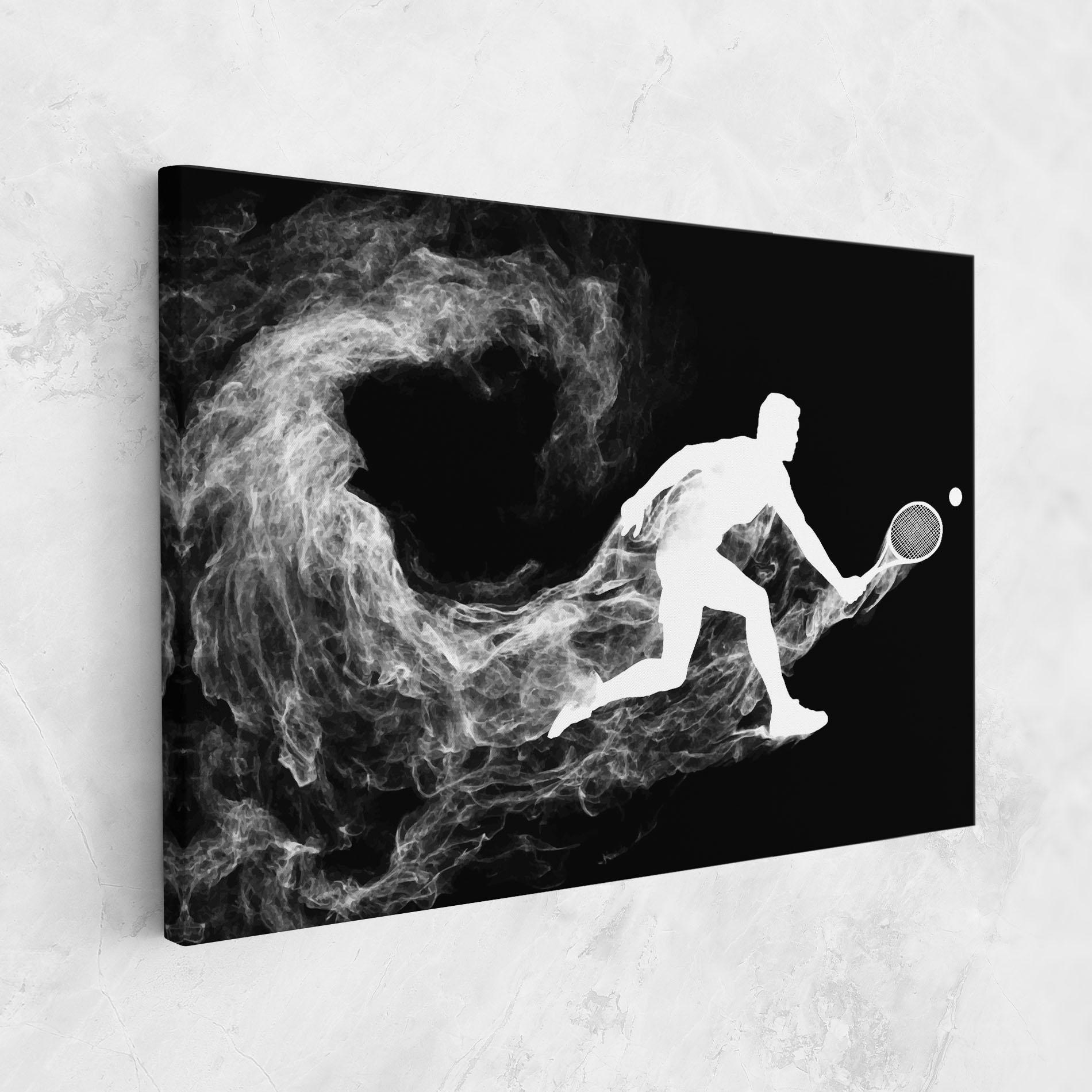 Tablou Canvas Tennis White Smoke mockup 1