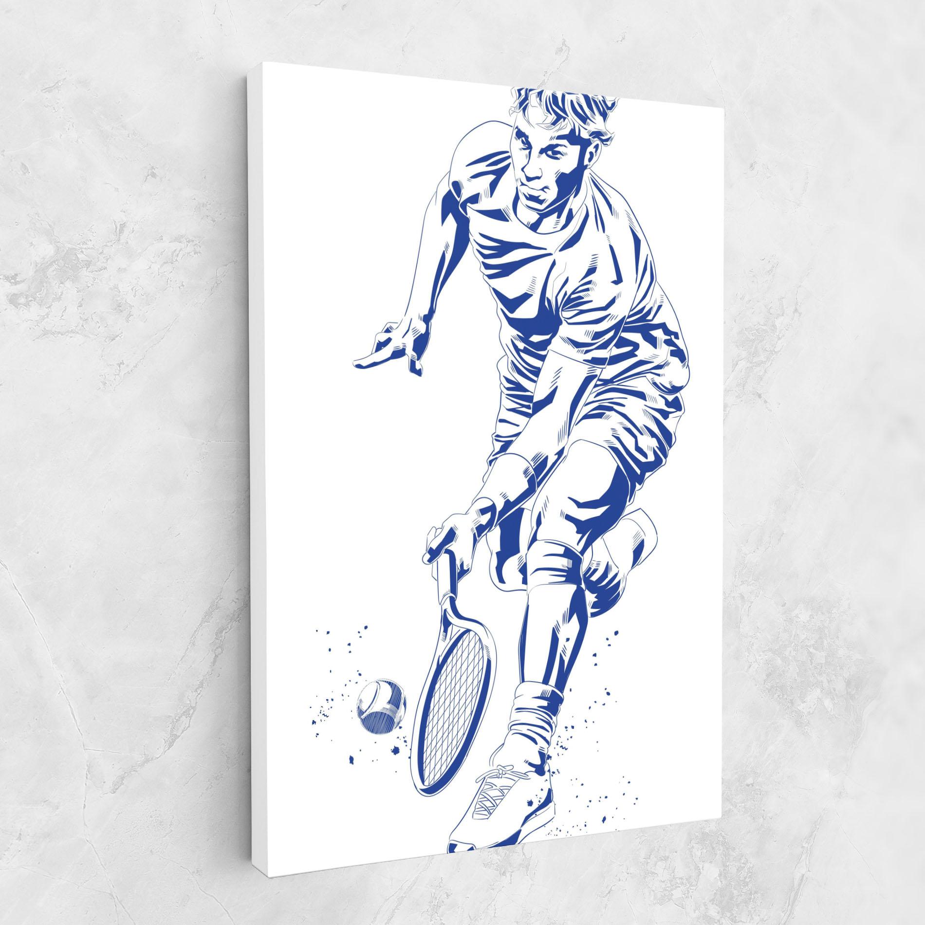 Tablou Canvas Blue Tennis mockup 1