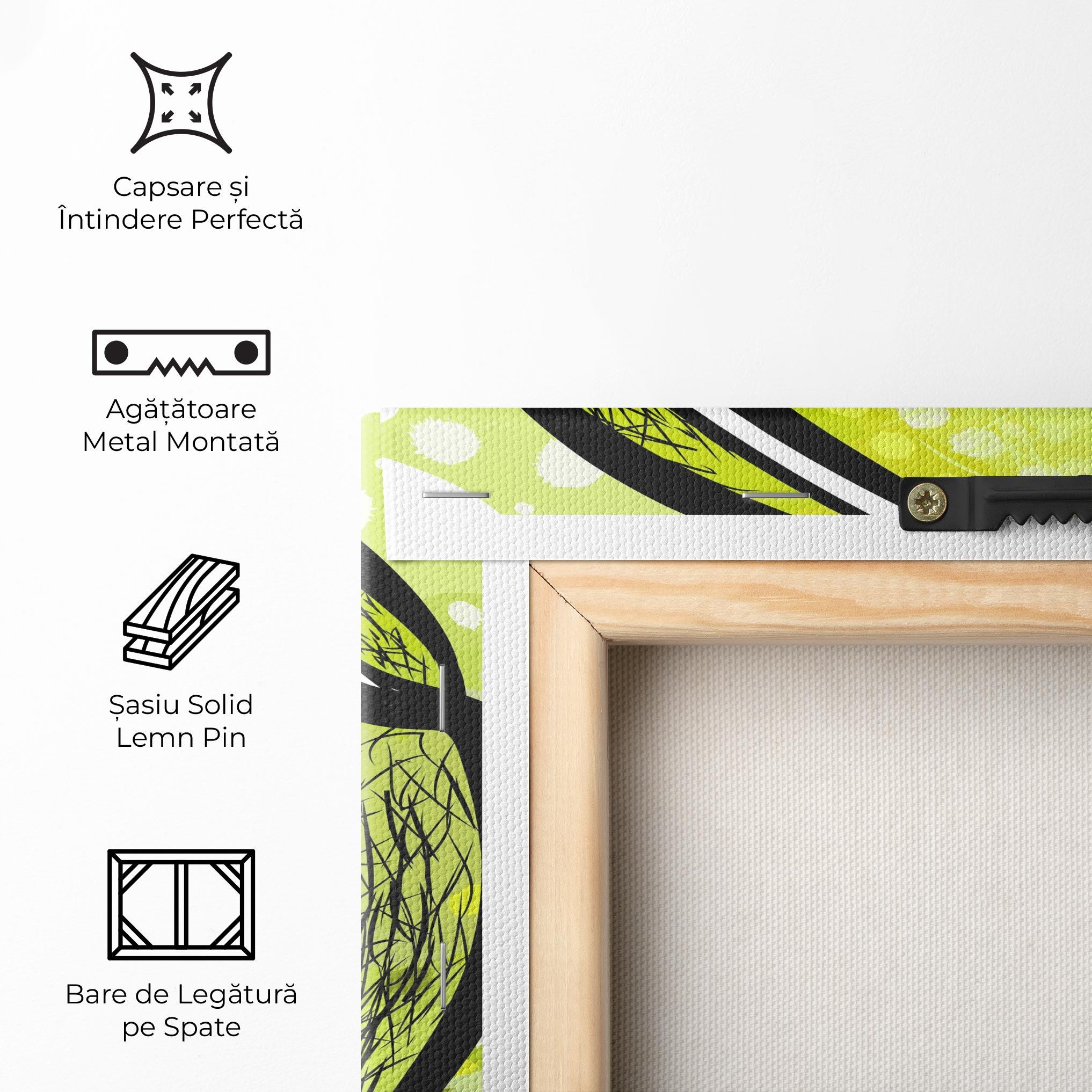 Tablou Canvas Big Tennis Ball mockup 5