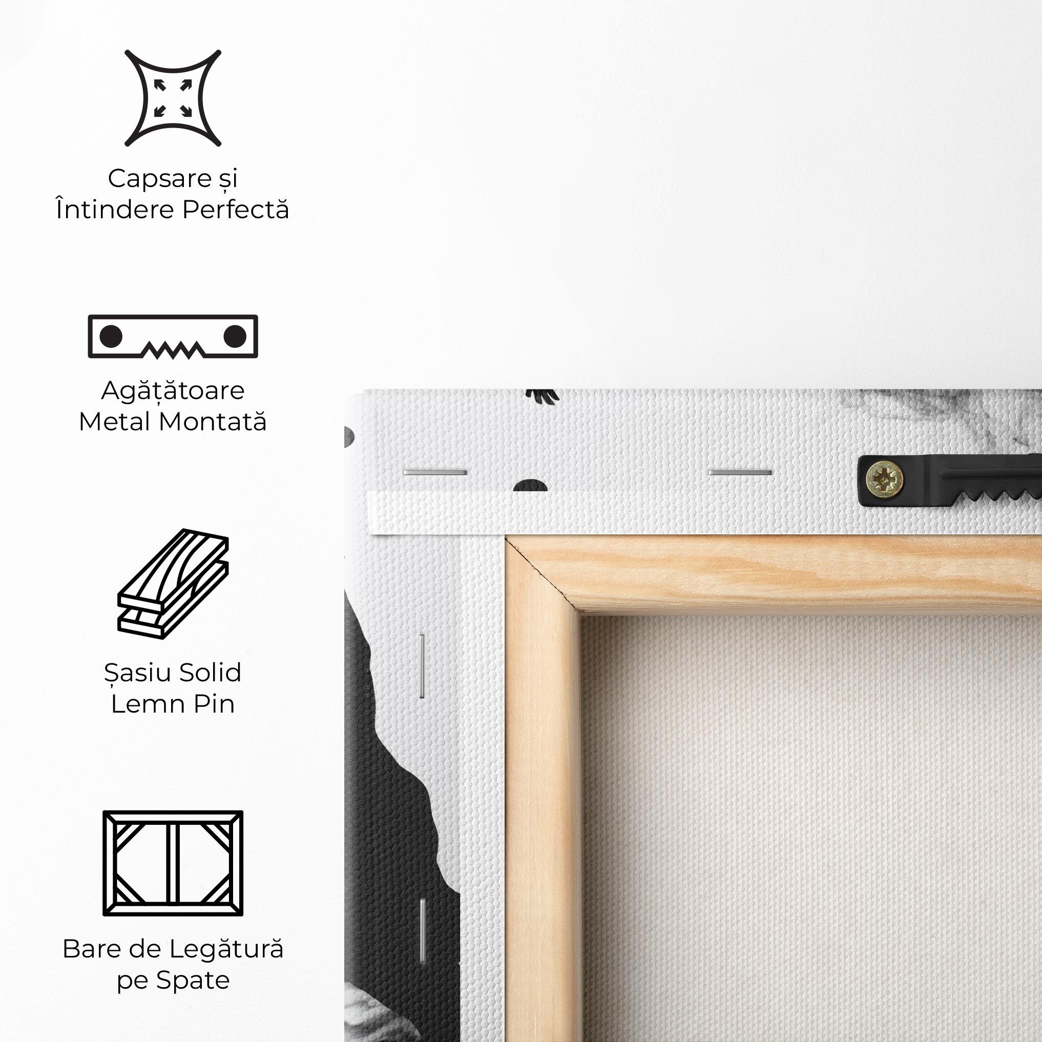 Tablou Canvas Black Tennis Smoke mockup 5