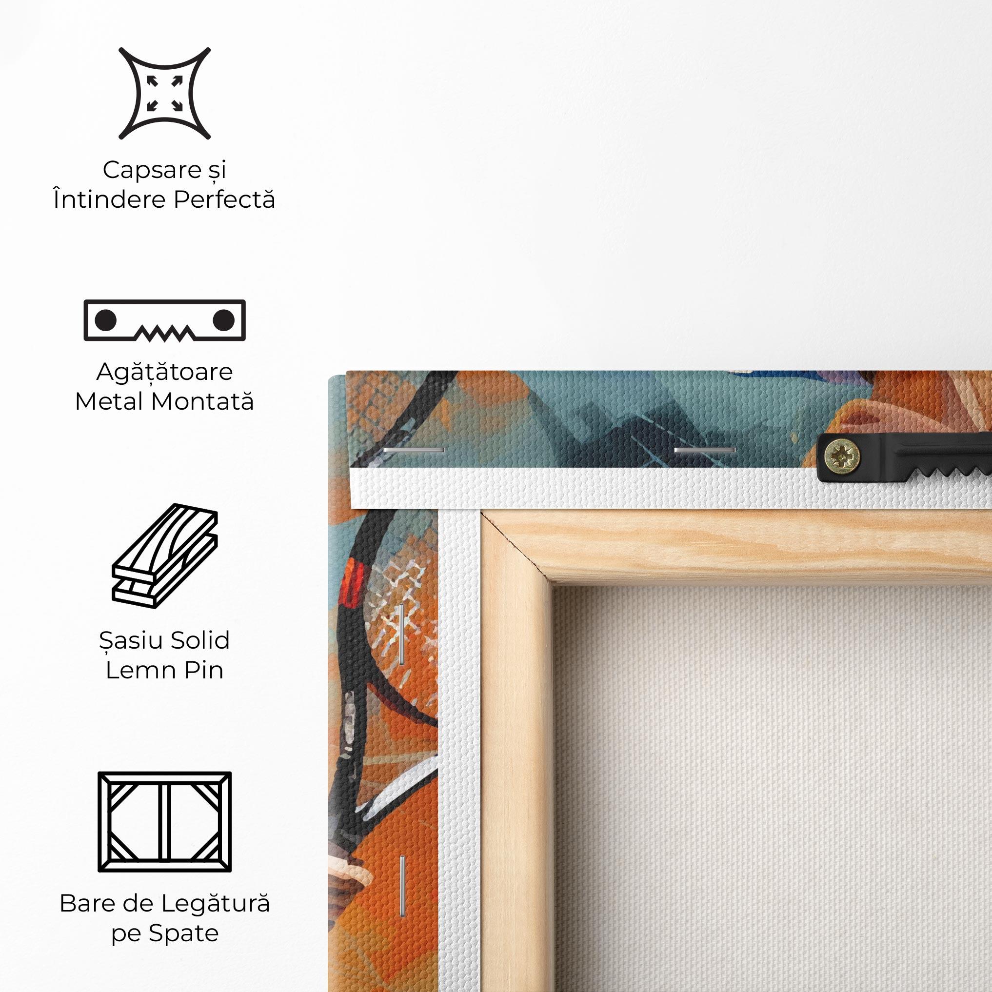 Tablou Canvas Blonde Tennis Girl mockup 5